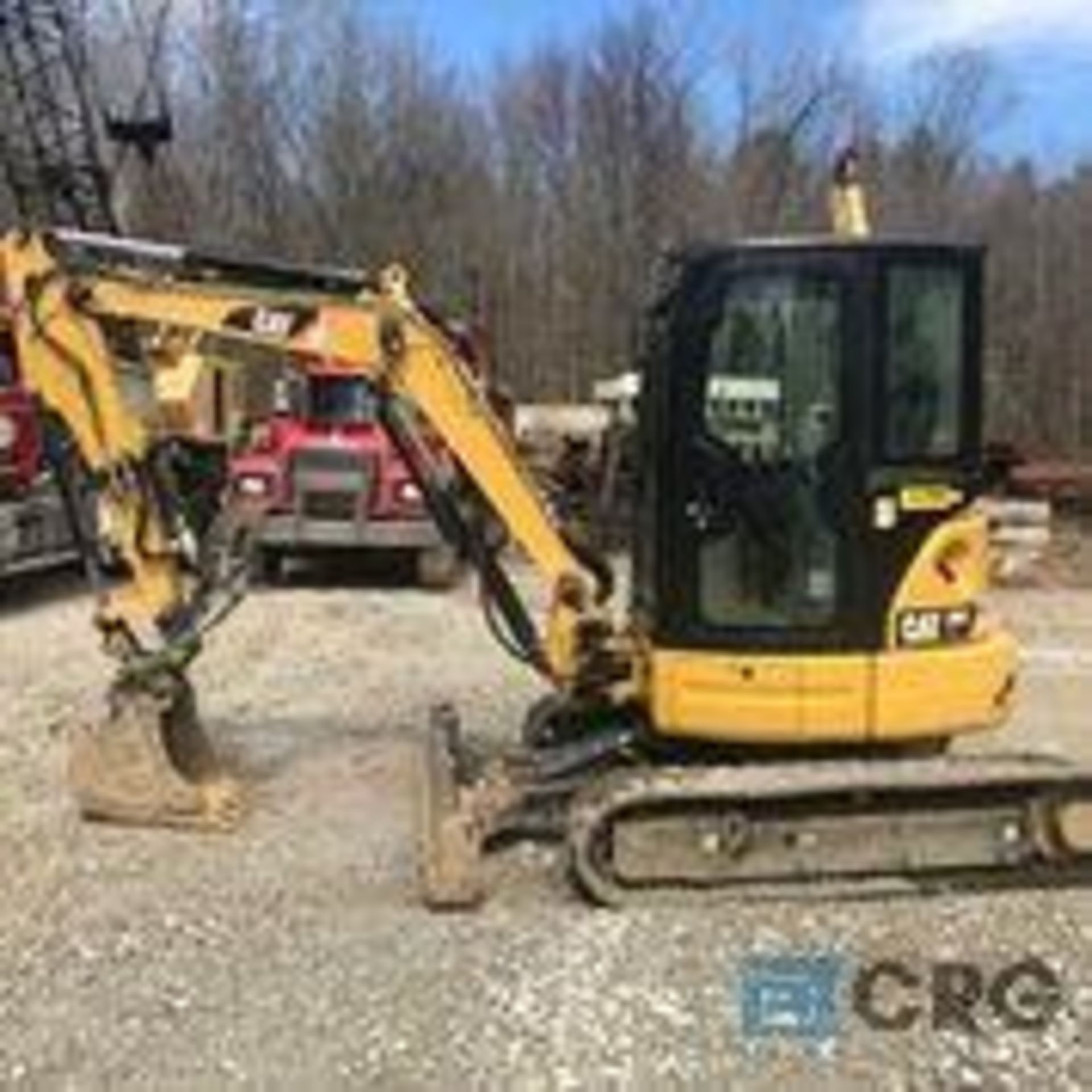 2014 CAT 304E-CR track excavator, auxillary hydraulics, hydraulic thumb, 2334 hrs. - Image 5 of 13