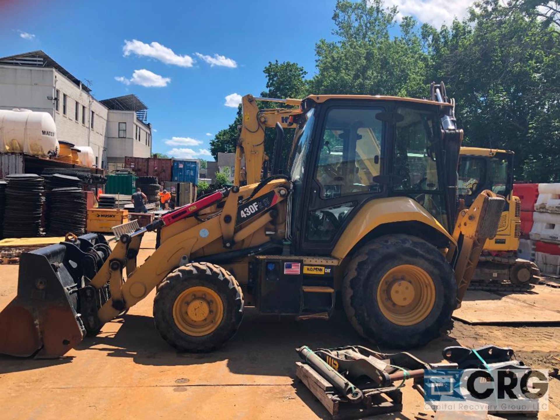 2015 CAT 430F2 Loader Backhoe Loader Forks - Image 3 of 17