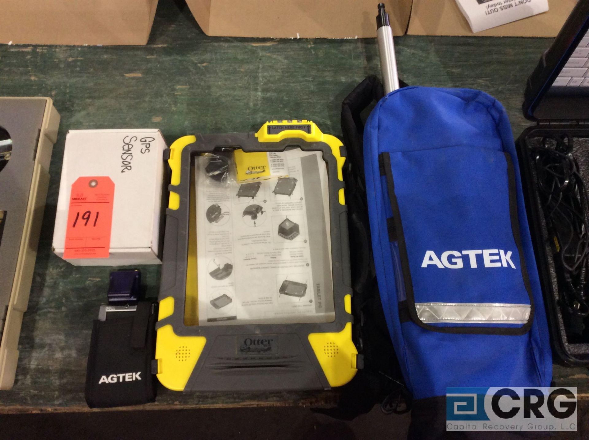 Agtek portable computer system with spare Otter Box case, GPS sensor, backpack with link, and - Image 2 of 2