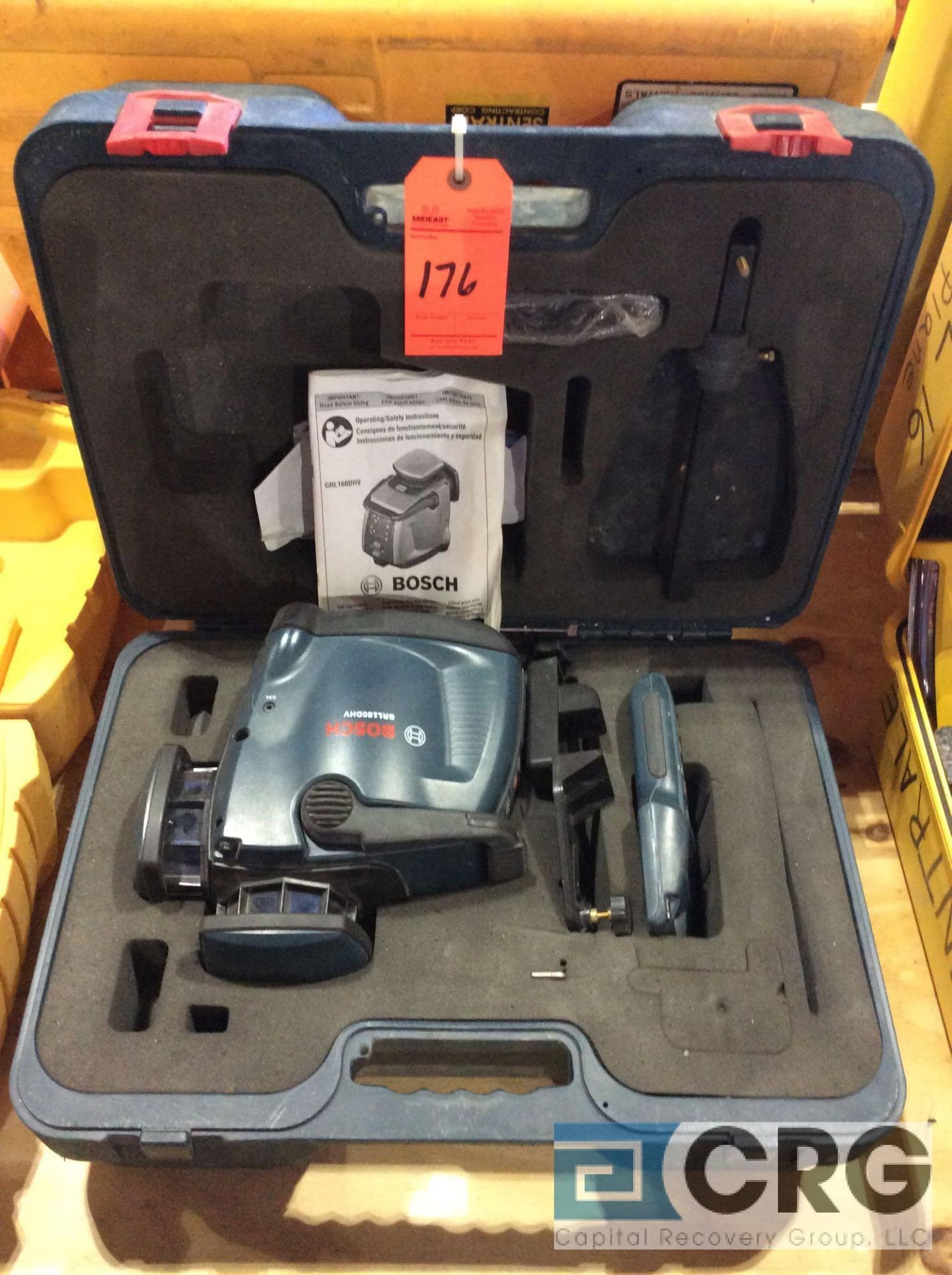 Bosch GRL160DHV laser transmitter with case