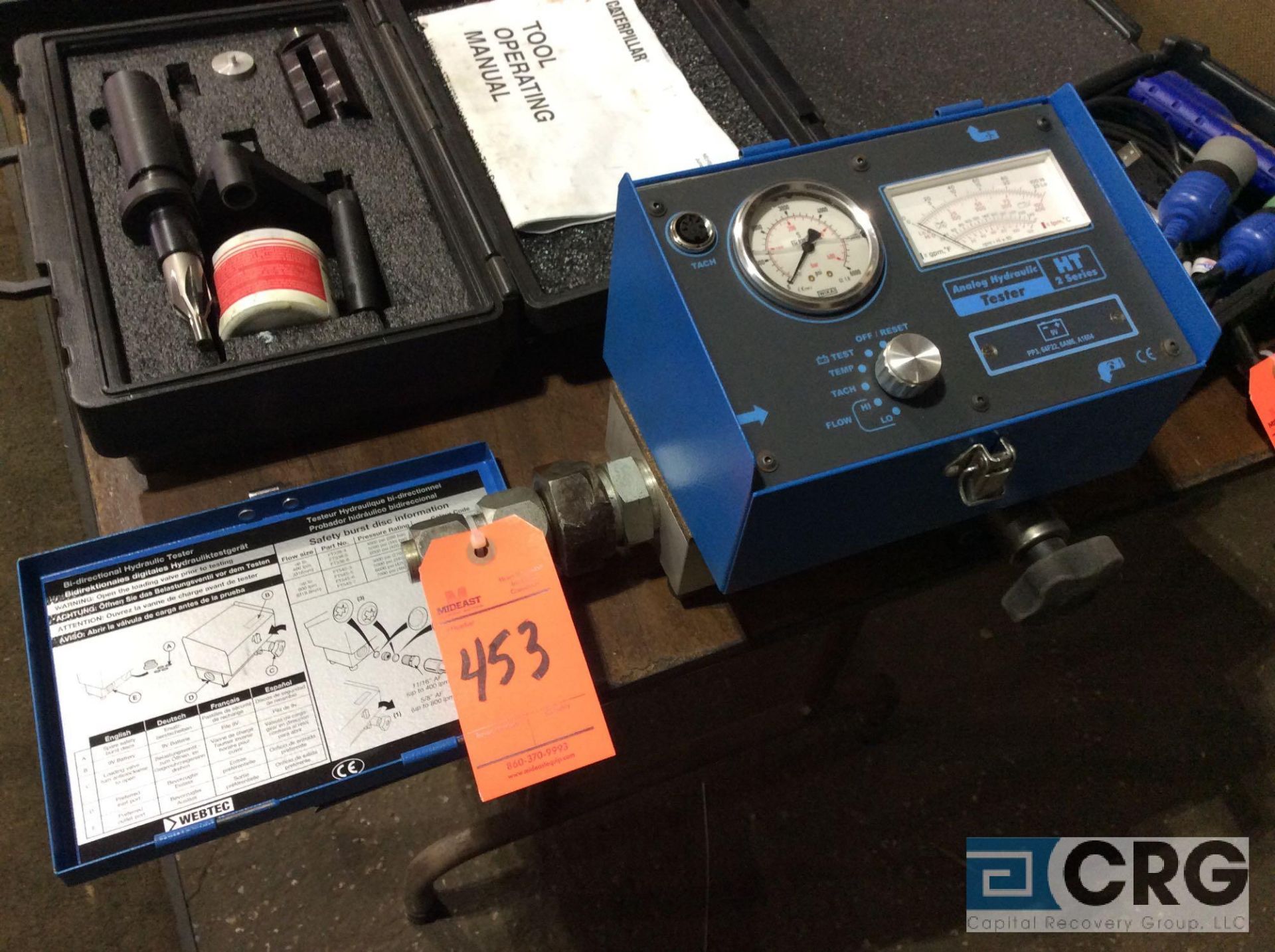 WEBTEC HT2-SERIES Bi-Directional hydraulic tester