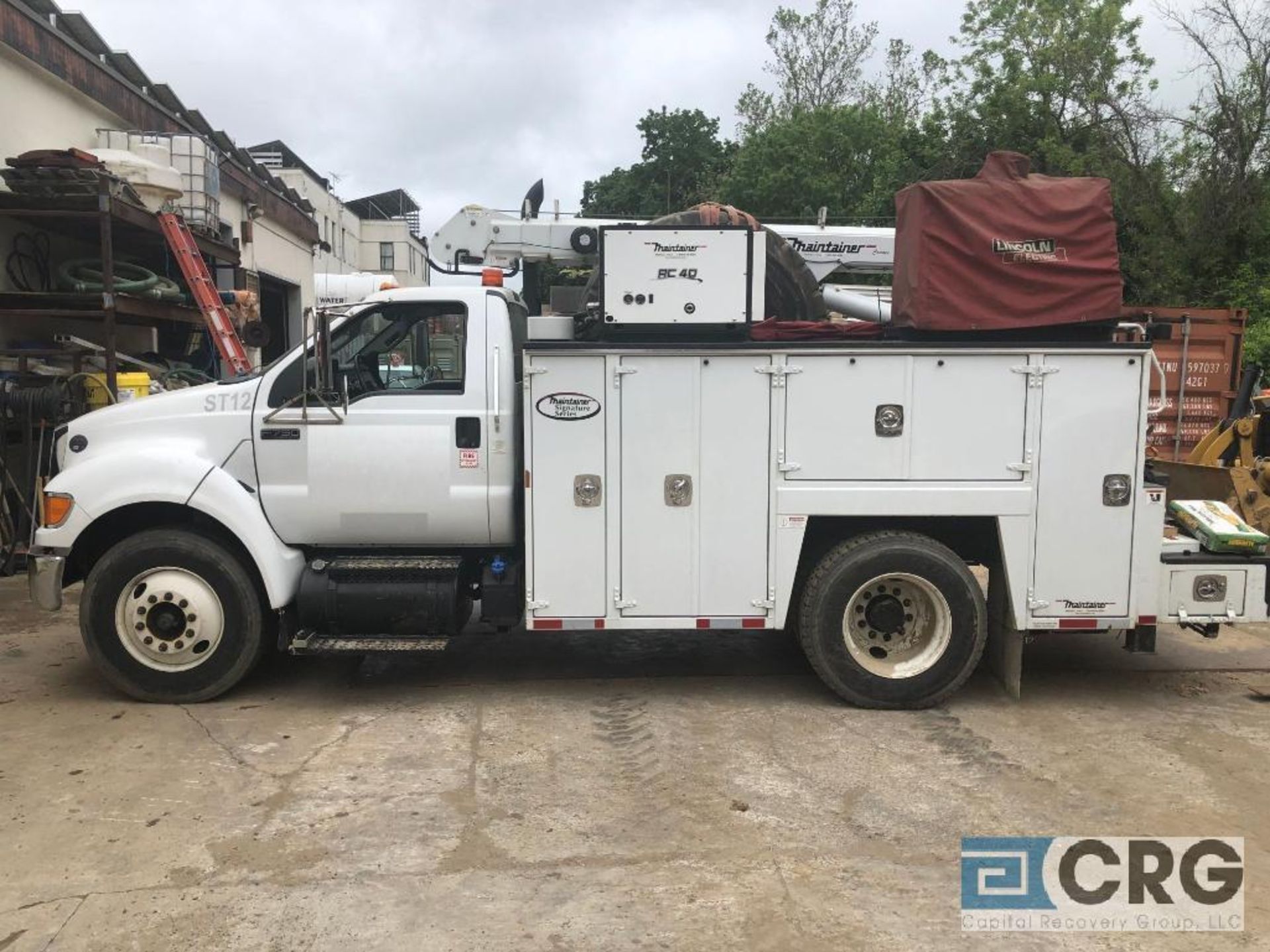 2013 Ford F750 SD Mechanics Truck, Maintainer MTS-2-084 Body, MTS Tall Tower Crane 10,000 lb - Image 3 of 26