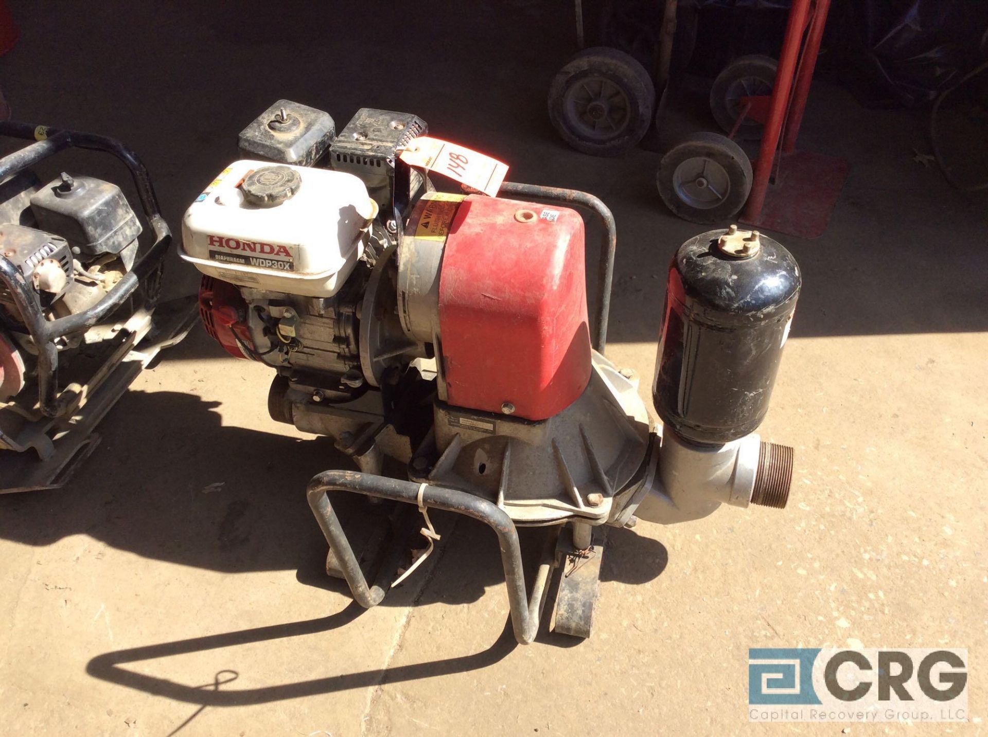 Honda WDP30X diaphragm pump, 3 1/4 in / 3 1/4 out - Image 2 of 2