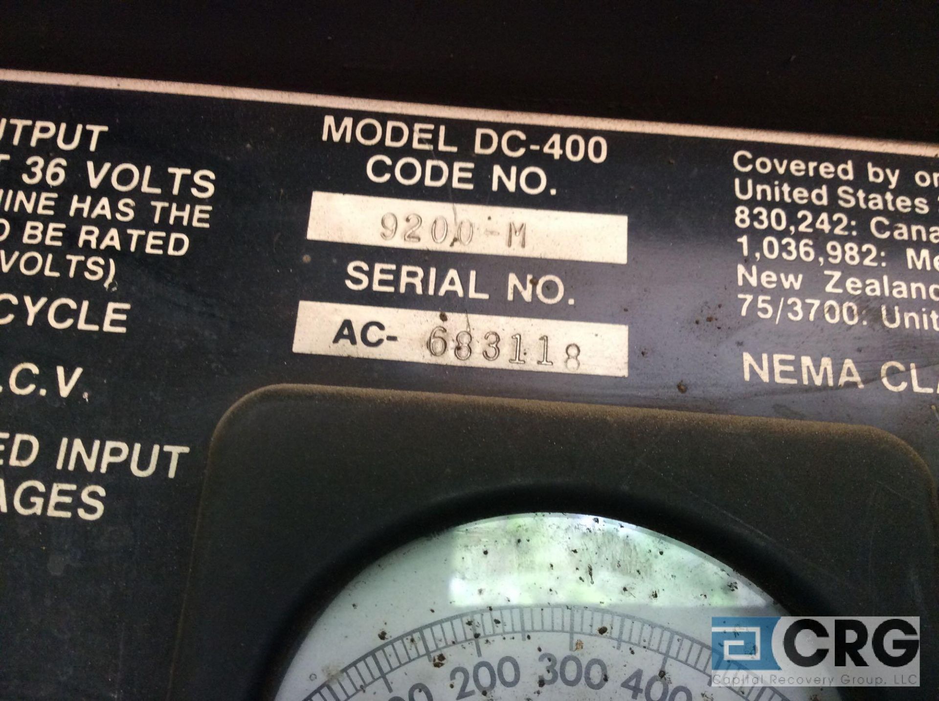 Lincoln IDEALARC DC400 arc welder (HARD WIRED AND MOUNTED ON BRACKETS) - Image 4 of 5