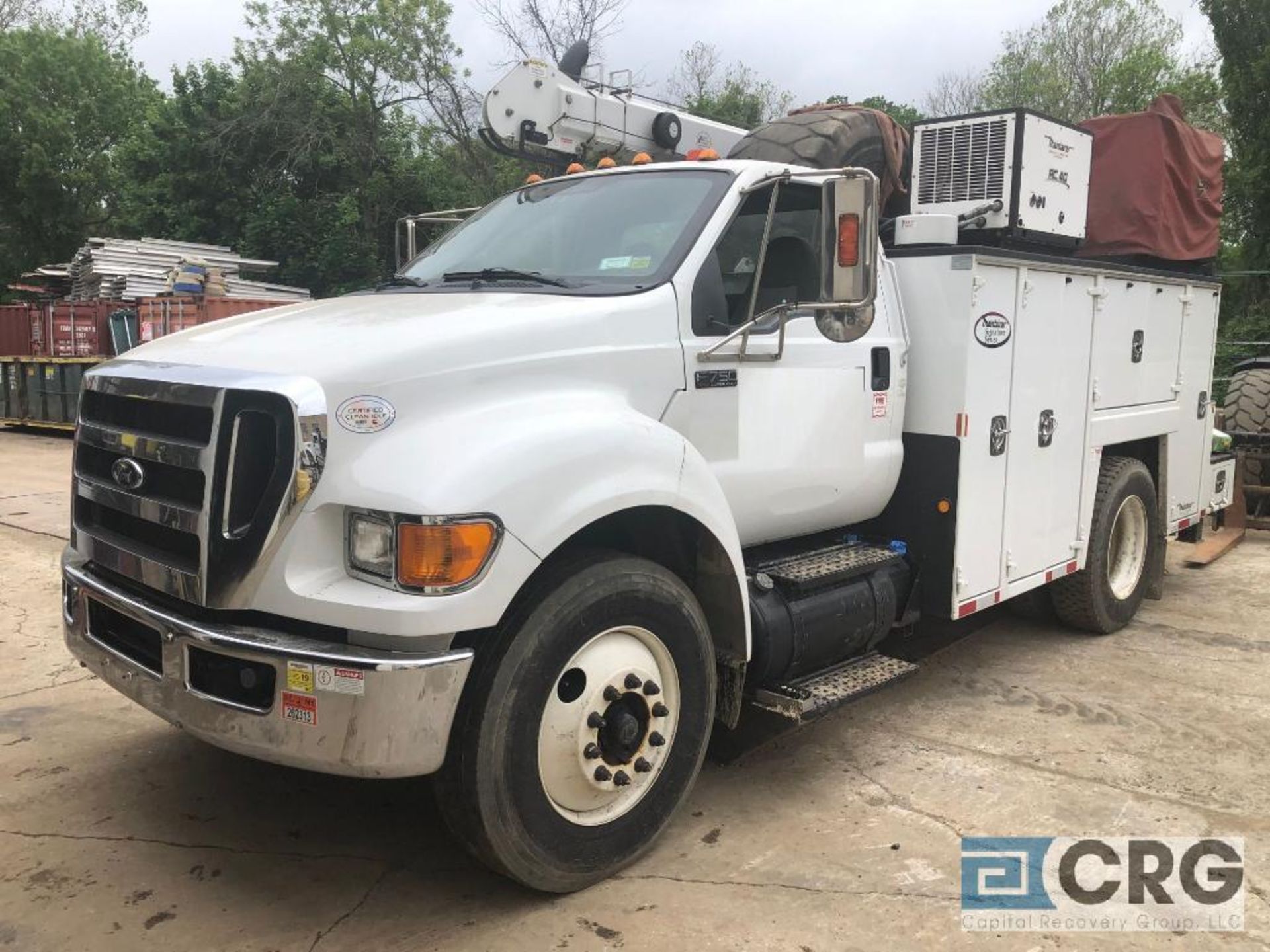 2013 Ford F750 SD Mechanics Truck, Maintainer MTS-2-084 Body, MTS Tall Tower Crane 10,000 lb - Image 2 of 26