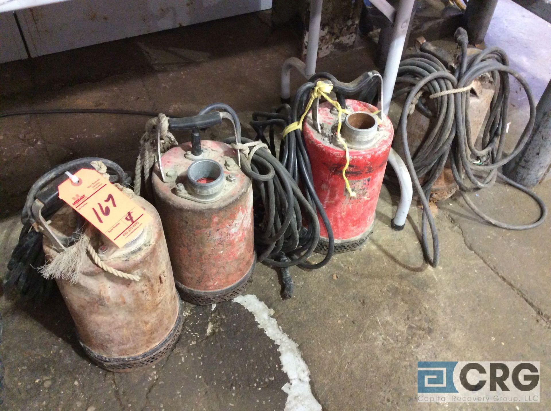 Lot of (4) submersible pumps, 2 1/4 inch out - Image 2 of 2