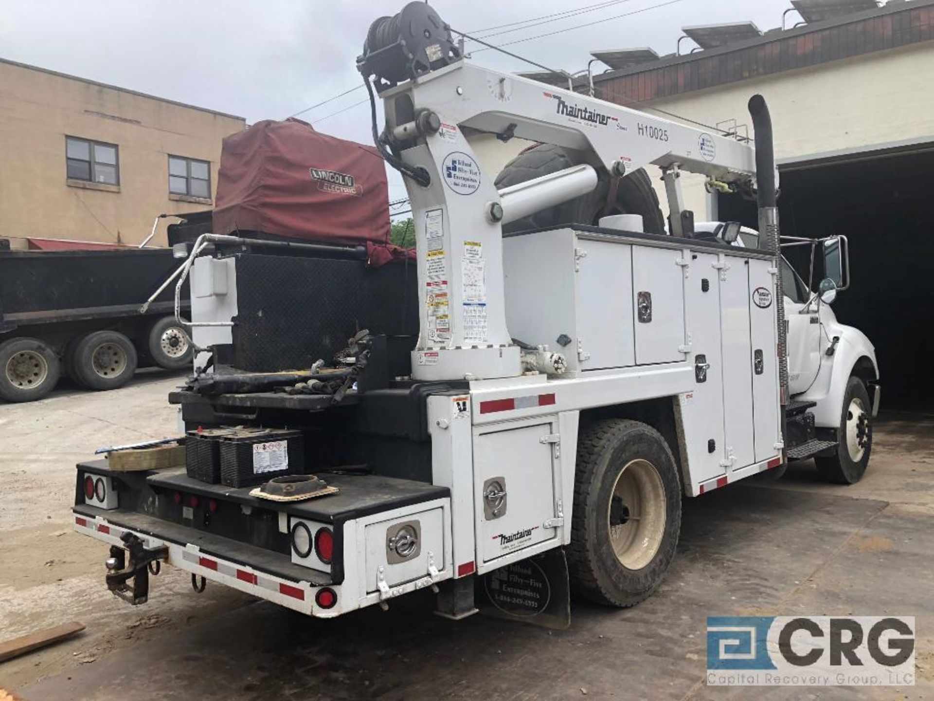 2013 Ford F750 SD Mechanics Truck, Maintainer MTS-2-084 Body, MTS Tall Tower Crane 10,000 lb - Image 6 of 26