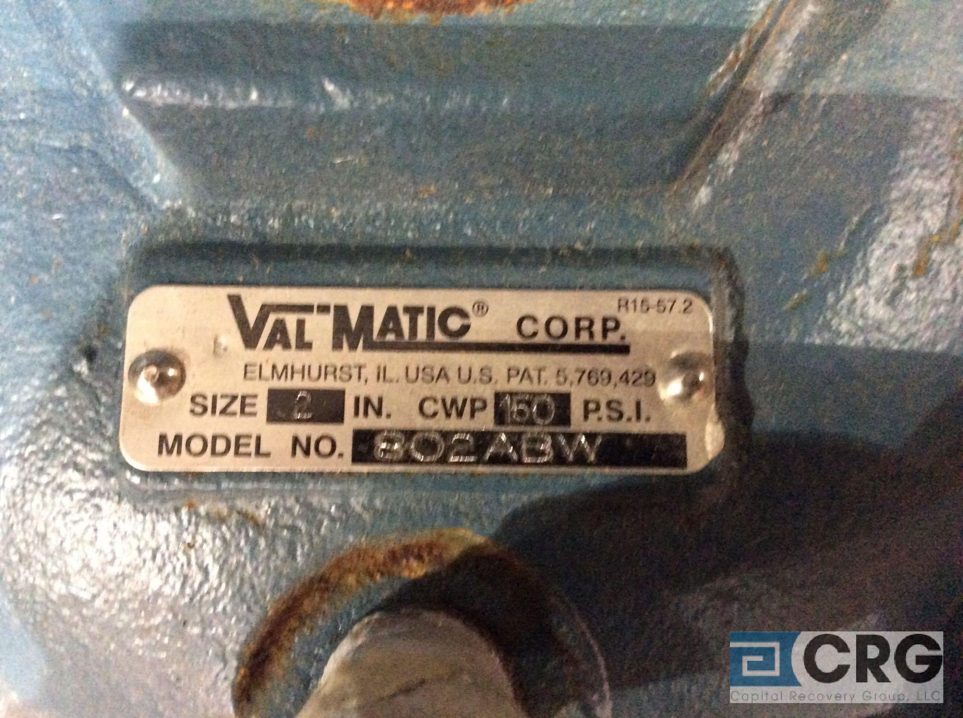 Val-Matic 802-ABW 2 inch pneumatic valve - Image 2 of 2