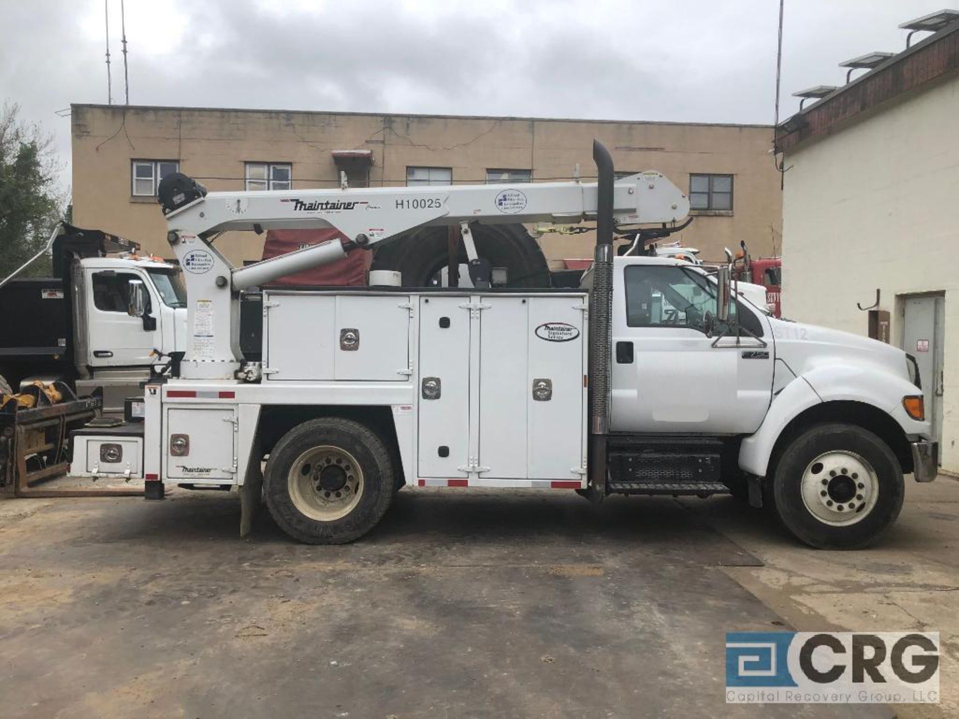 2013 Ford F750 SD Mechanics Truck, Maintainer MTS-2-084 Body, MTS Tall Tower Crane 10,000 lb - Image 7 of 26