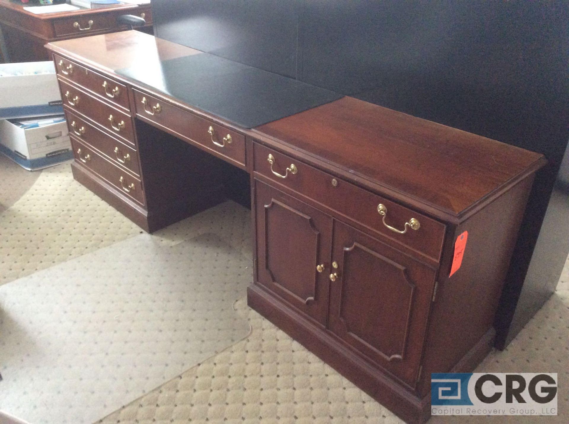 9 foot wood credenza