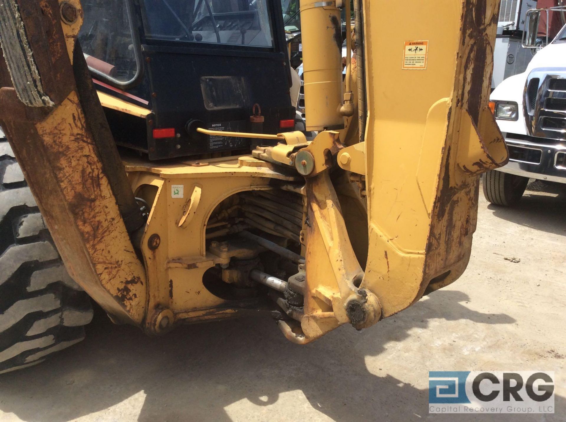 2001 CAT 446B backhoe, low hours, 4 X 4, plumbed for a hydraulic hammer, with extend-a-hoe - Image 10 of 11