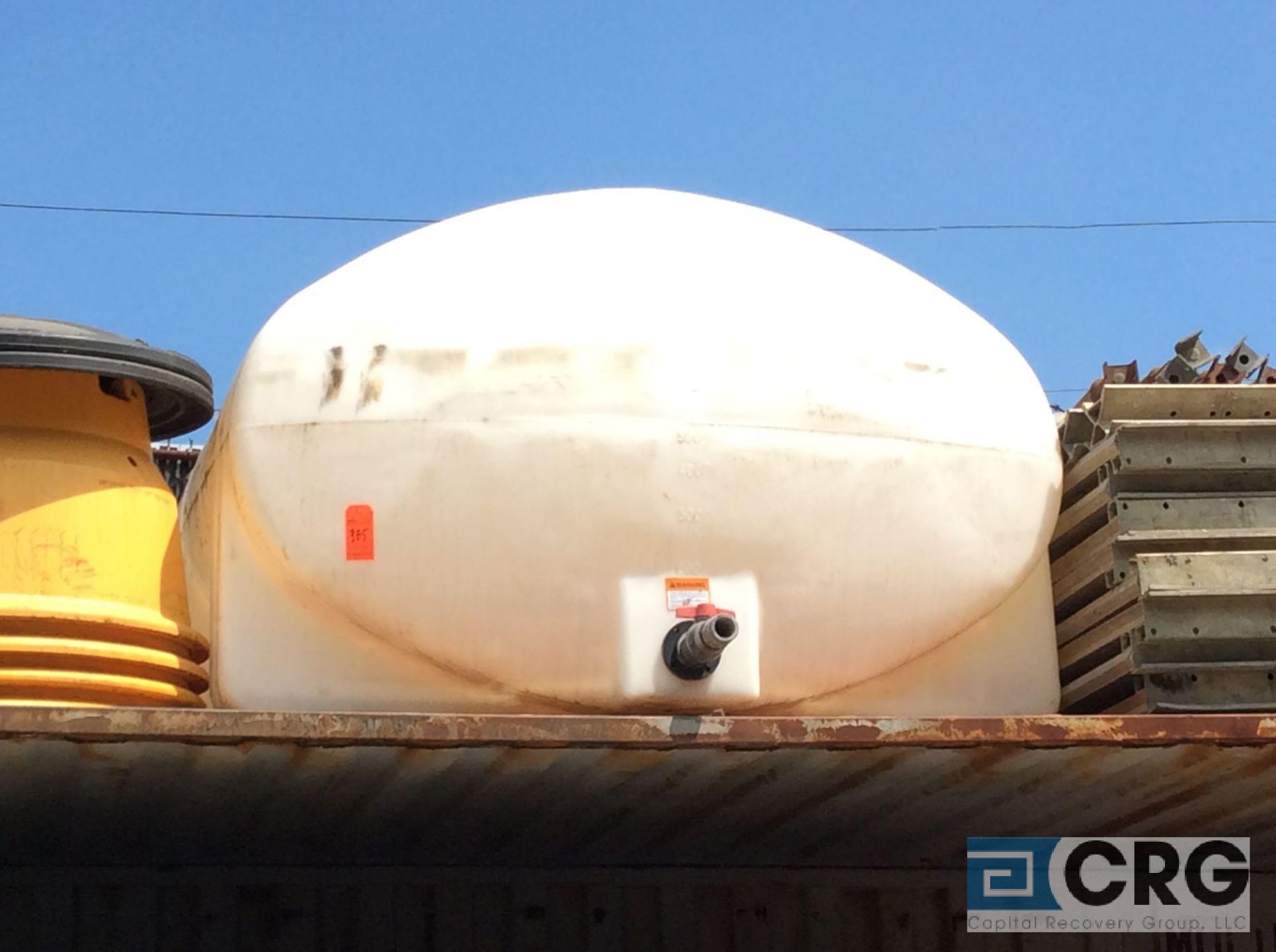 approx 1000 gal water storage tank