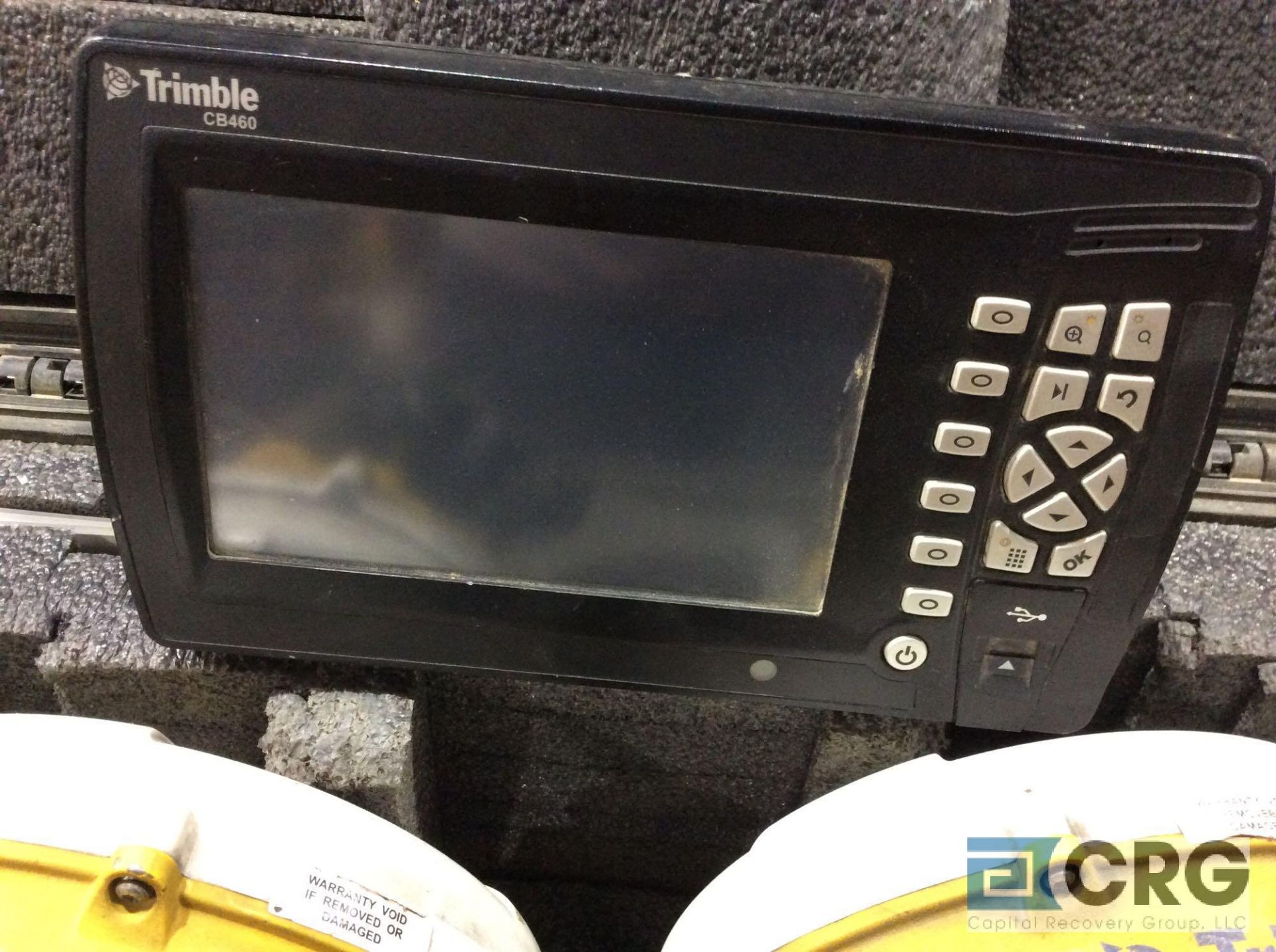 Trimble GPS (2) MS992 GNSS receivers with digital display mn CB460 with case and excavator and - Image 2 of 3