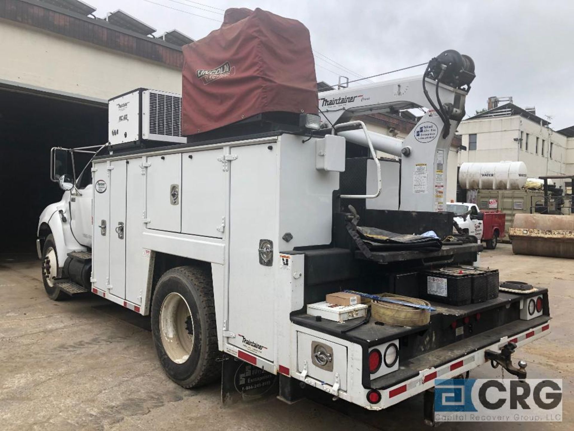 2013 Ford F750 SD Mechanics Truck, Maintainer MTS-2-084 Body, MTS Tall Tower Crane 10,000 lb - Image 4 of 26