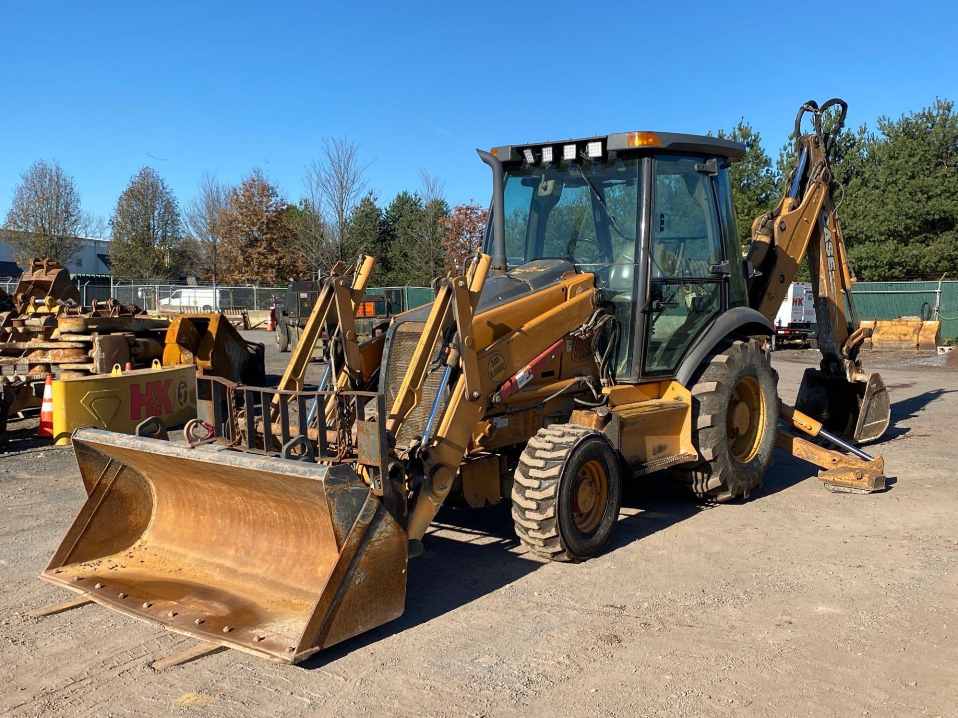 2007 Case 580SM 4 X 4 Loader Backhoe, A/C cab, Ride Control, 83 in Loader Bucket, Extendable Stick, - Image 2 of 31