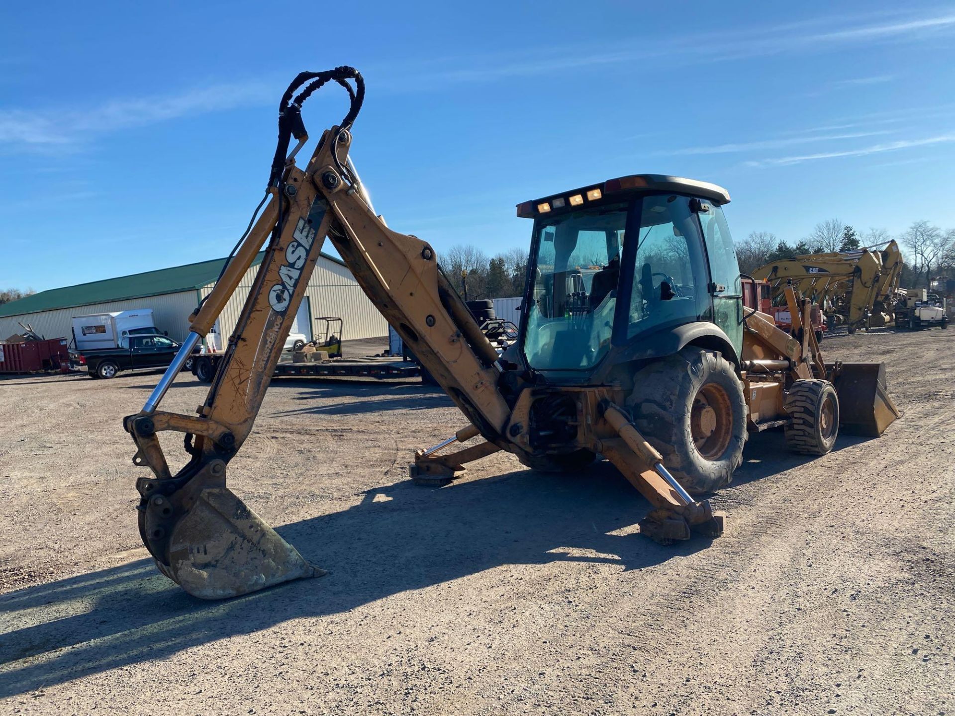 2005 Case 580SM 4 X 4 Loader Backhoe, A/C cab, Ride Control, 83 in Loader Bucket, Extendable Stick, - Image 4 of 30