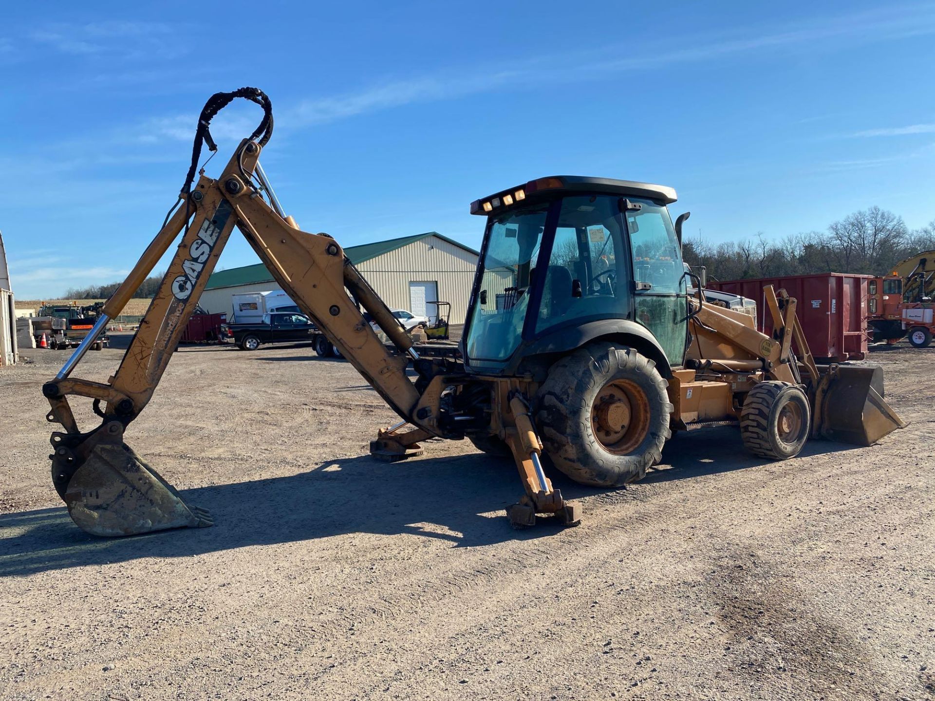 2005 Case 580SM 4 X 4 Loader Backhoe, A/C cab, Ride Control, 83 in Loader Bucket, Extendable Stick, - Image 5 of 30