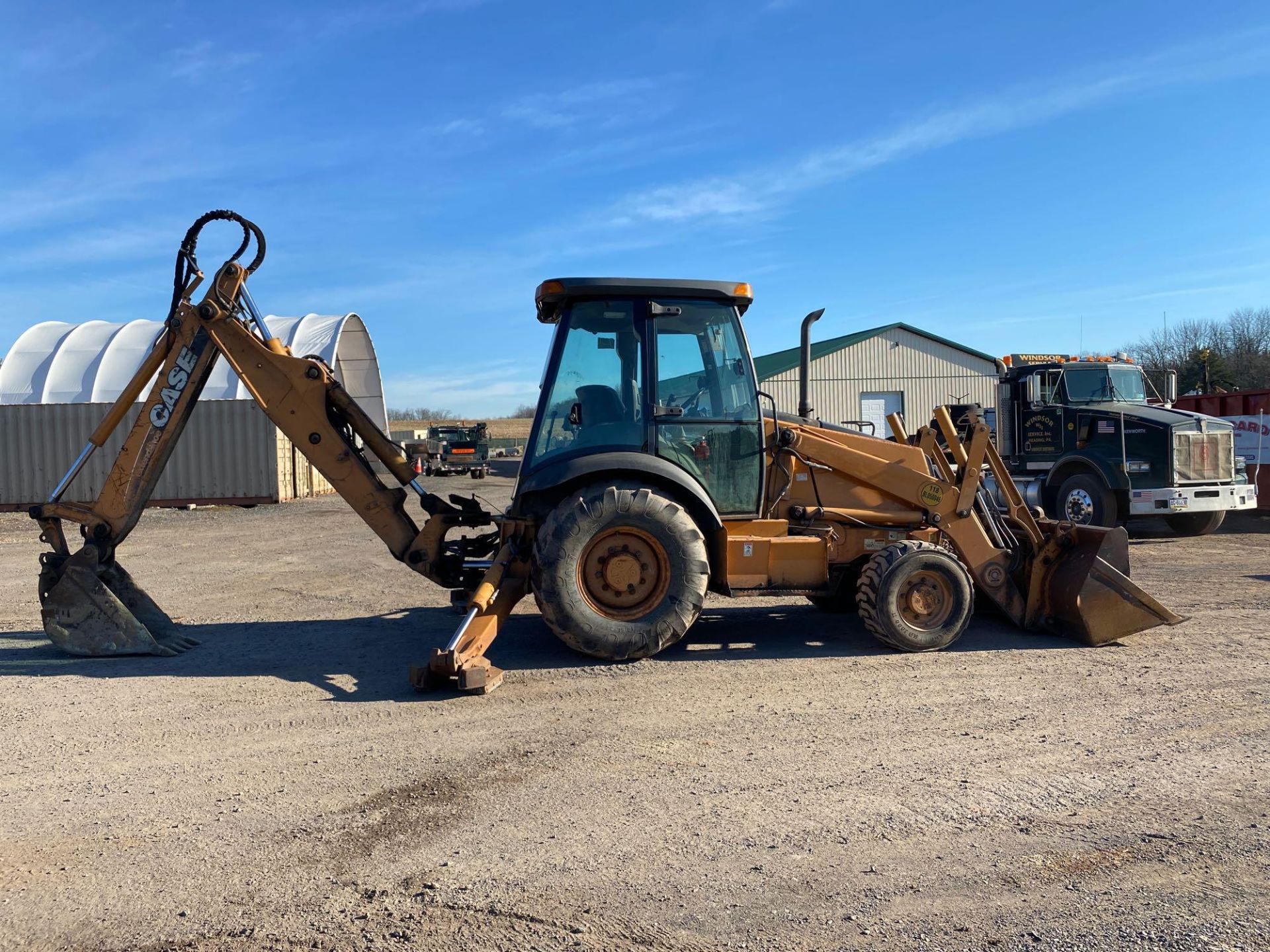 2005 Case 580SM 4 X 4 Loader Backhoe, A/C cab, Ride Control, 83 in Loader Bucket, Extendable Stick, - Image 6 of 30