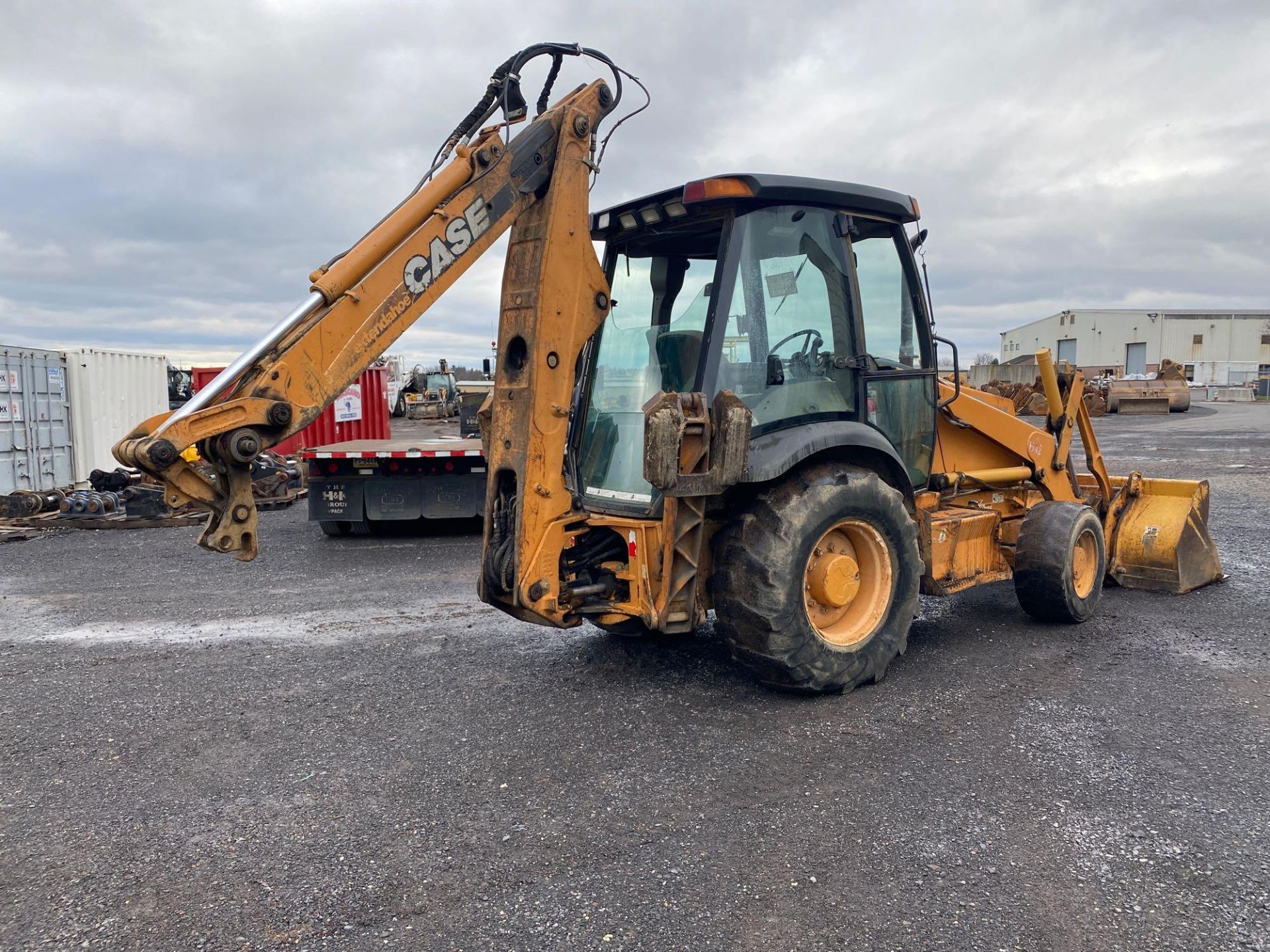 2004 Case 580SM 4 X 4 Loader Backhoe, A/C cab, Ride Control, 83 in Loader Bucket, Extendable Stick, - Image 4 of 10