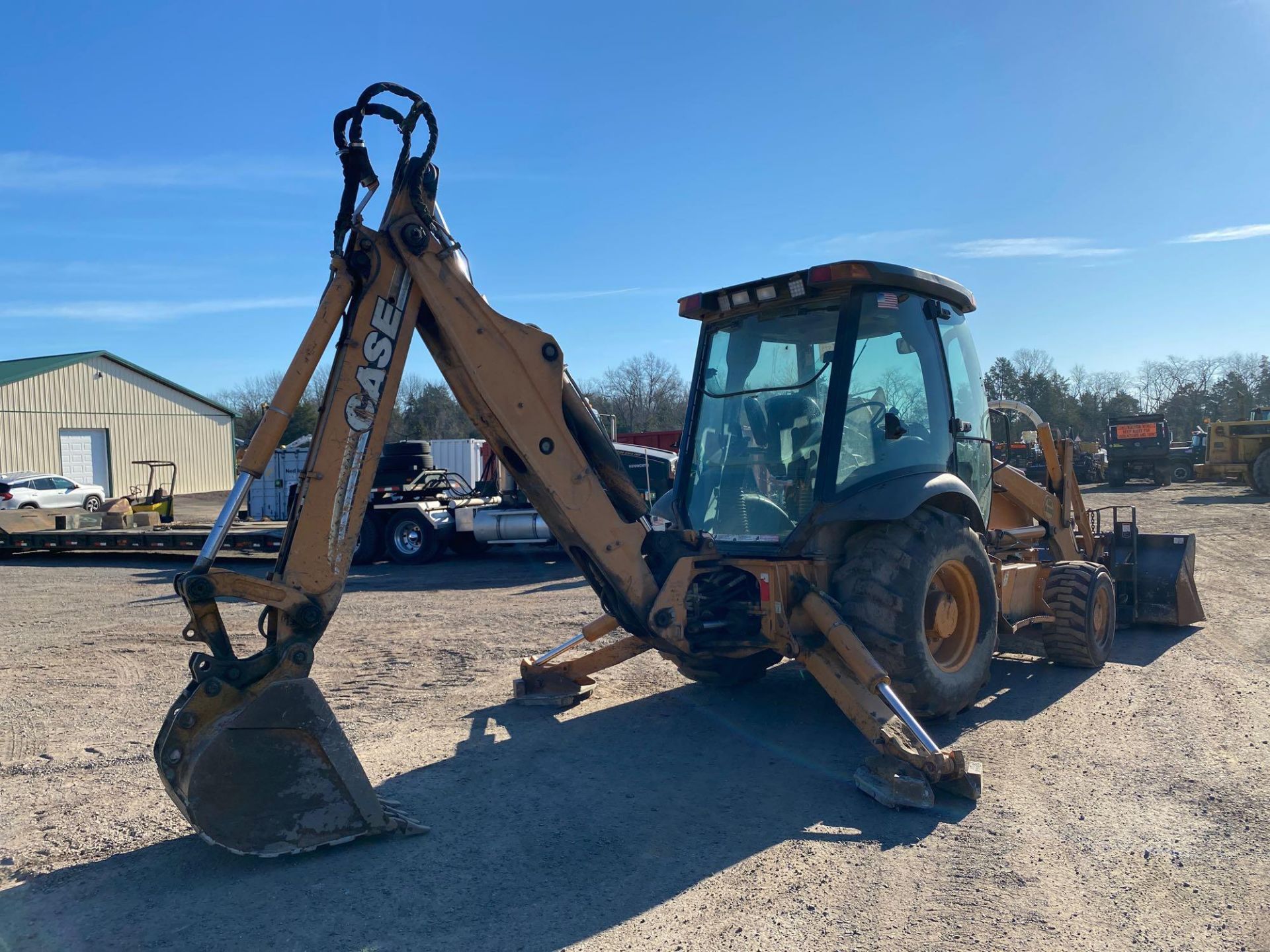 2007 Case 580SM 4 X 4 Loader Backhoe, A/C cab, Ride Control, 83 in Loader Bucket, Extendable Stick, - Image 6 of 31