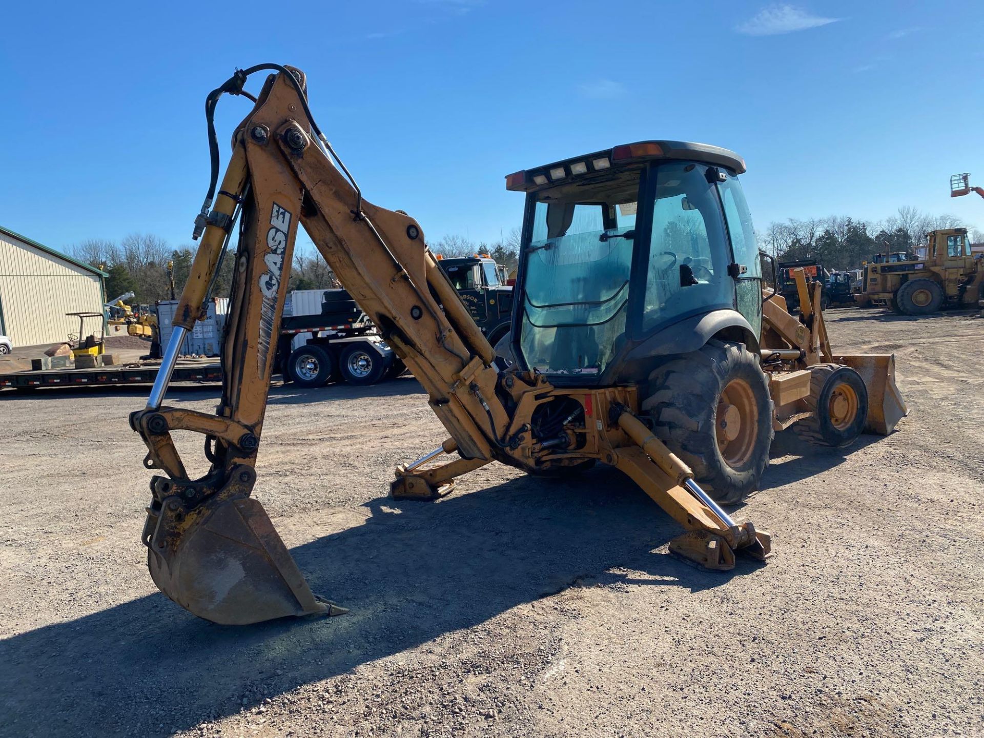 2004 Case 580SM 4 X 4 Loader Backhoe, A/C cab, Ride Control, 83 in Loader Bucket, Extendable Stick, - Image 4 of 29