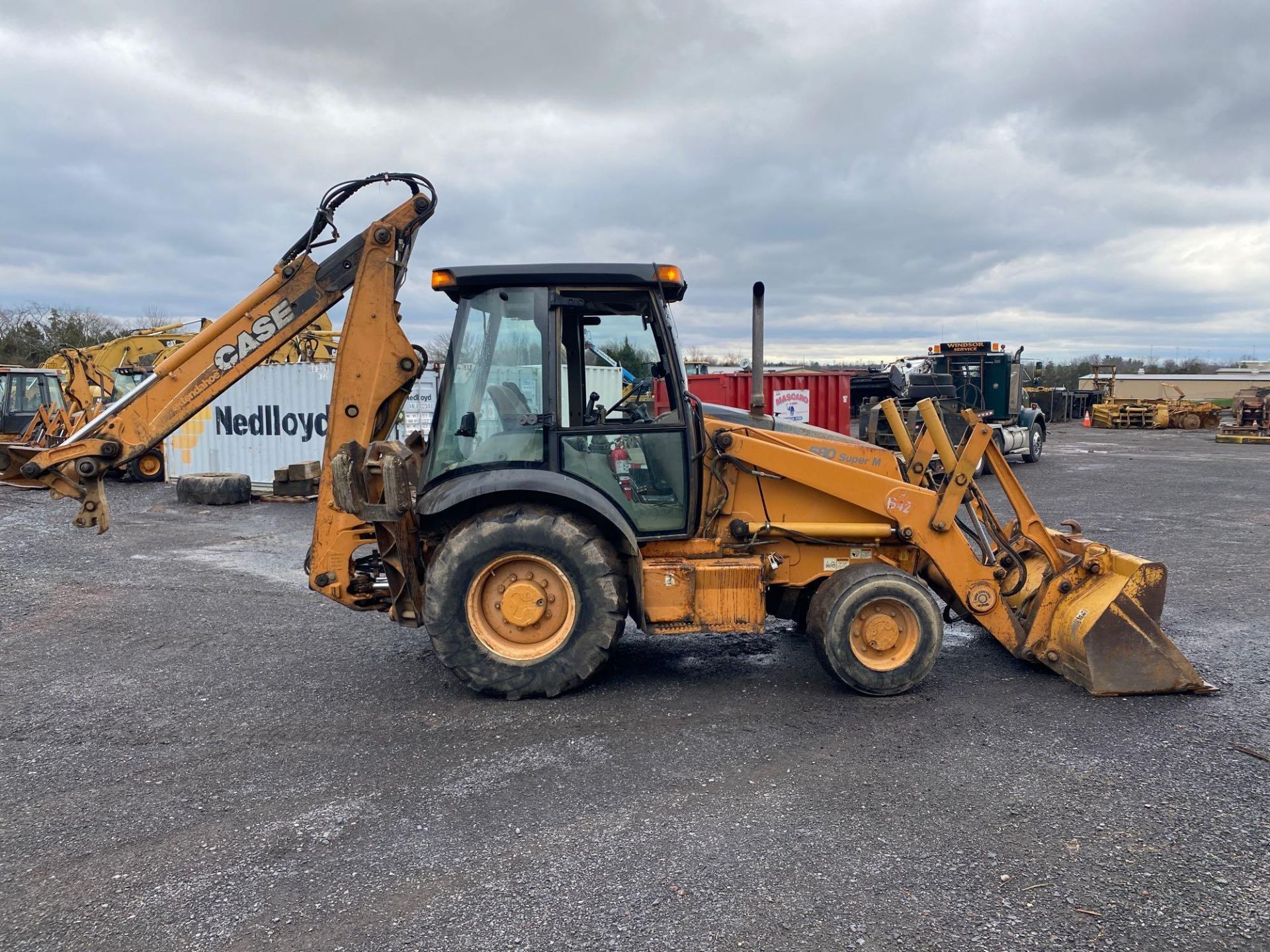 2004 Case 580SM 4 X 4 Loader Backhoe, A/C cab, Ride Control, 83 in Loader Bucket, Extendable Stick, - Image 5 of 10