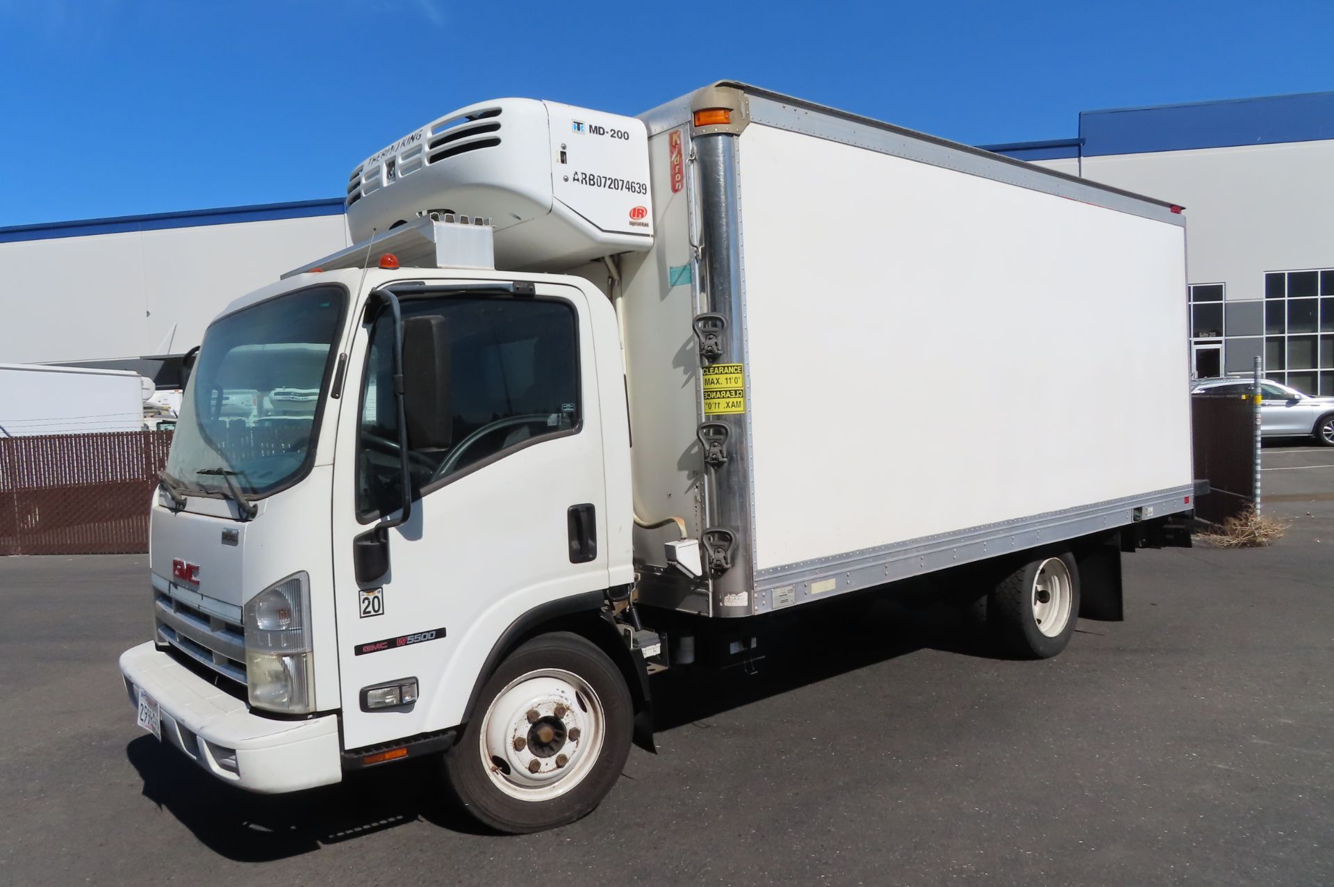 2008 GMC refrigerated truck