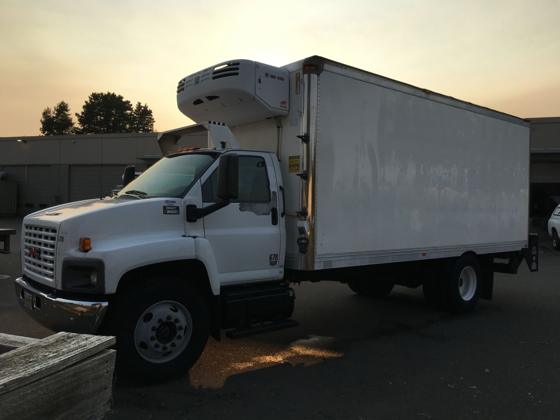 2008 GMC refrigerated truck