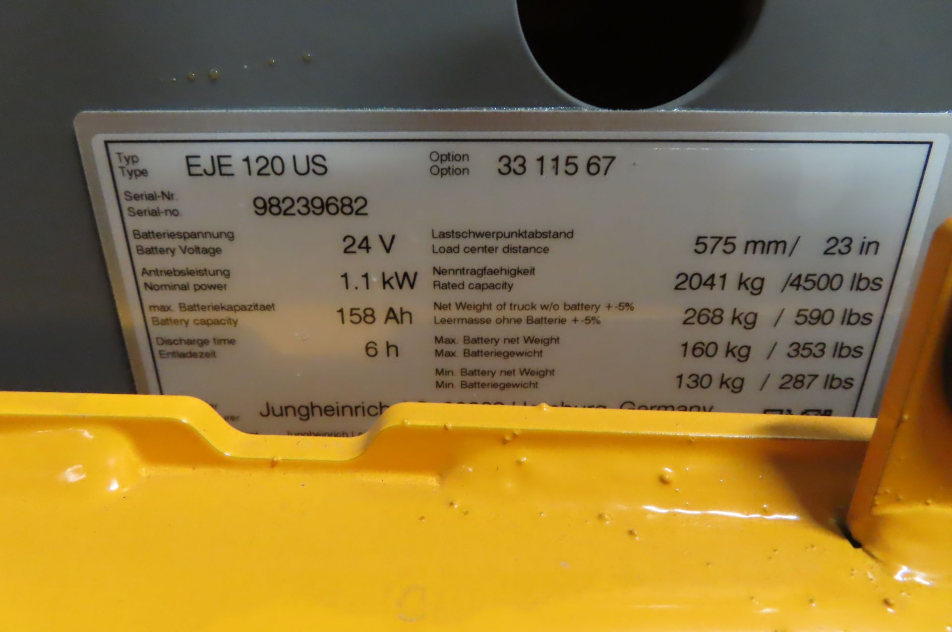 Jungheinrich Electric Pallet Mover - Image 4 of 4