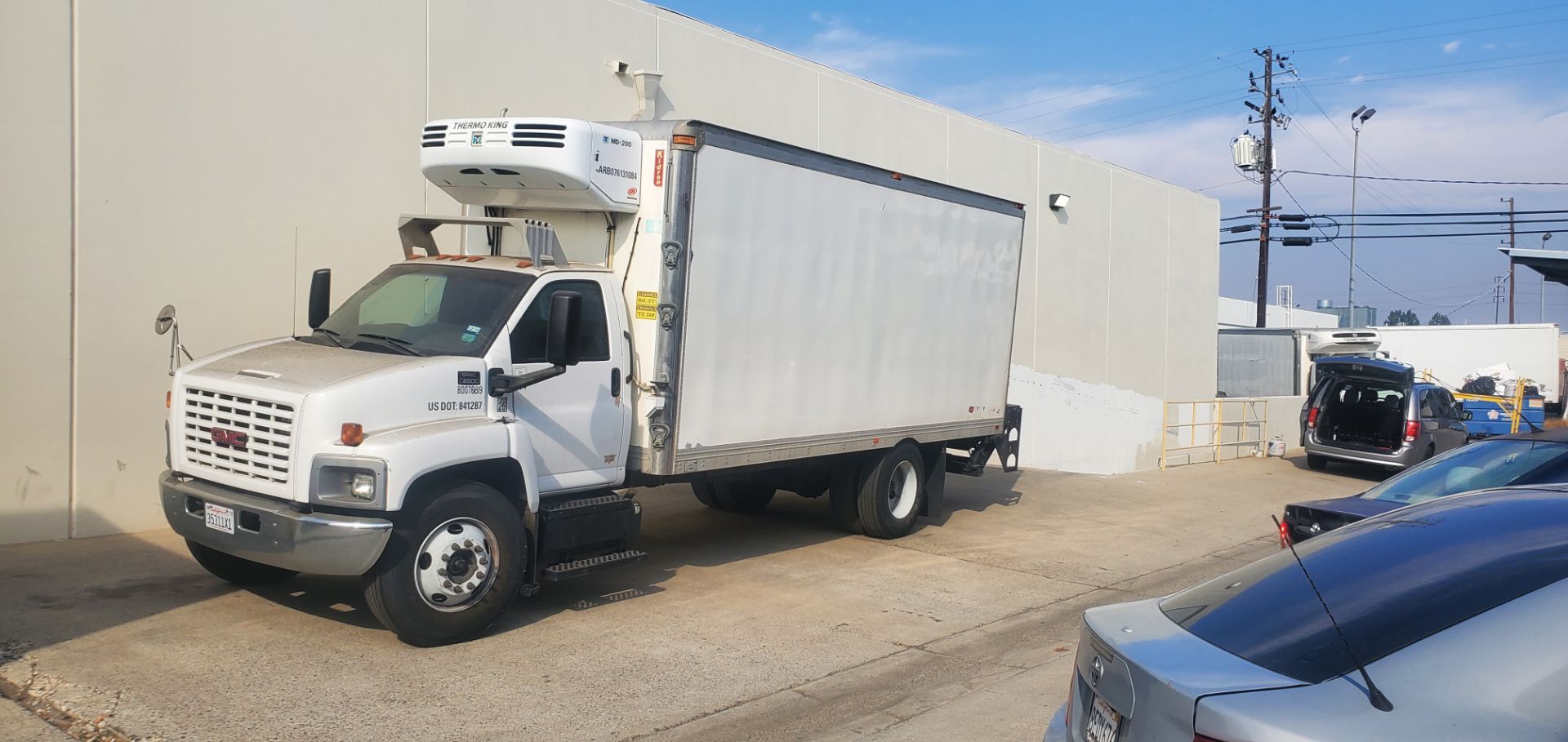 2008 GMC refrigerated truck