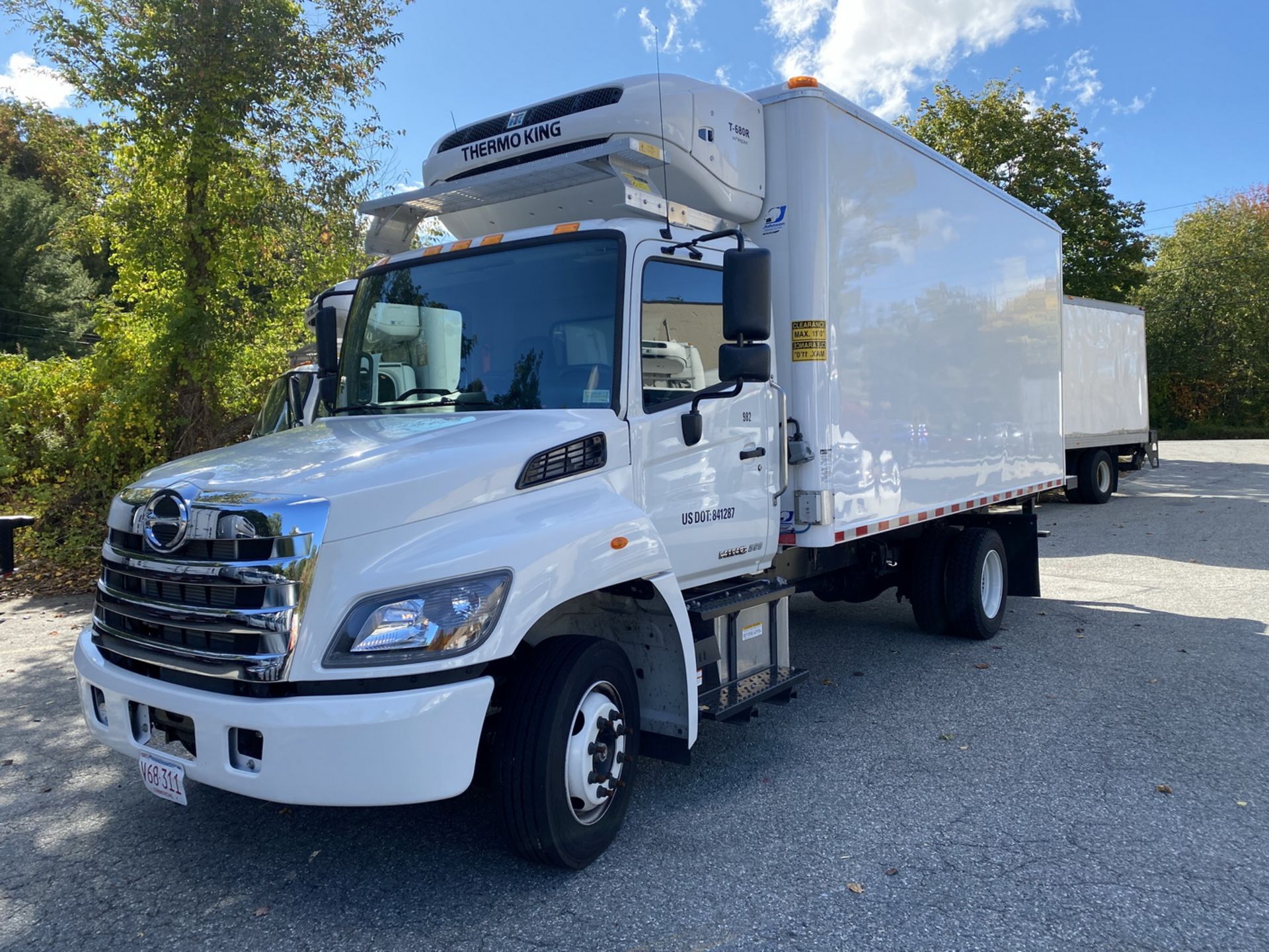 2020 Hino refrigerated truck