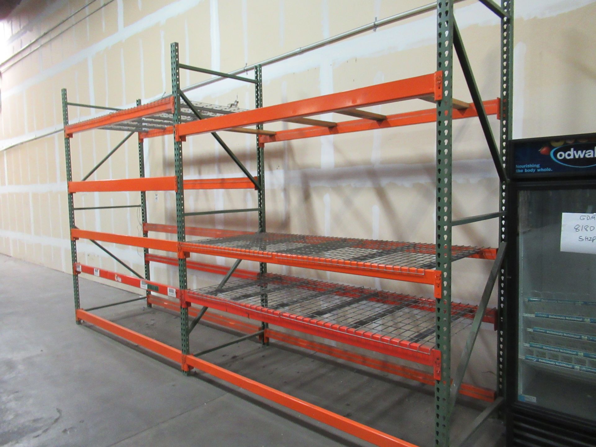 2 Sections Pallet Racking