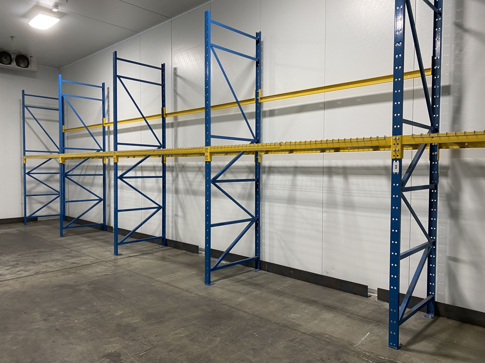 Lot of structural steel pallet racking including (12) 42" X 18' uprights, (20) bolt in 96" cross - Image 2 of 4