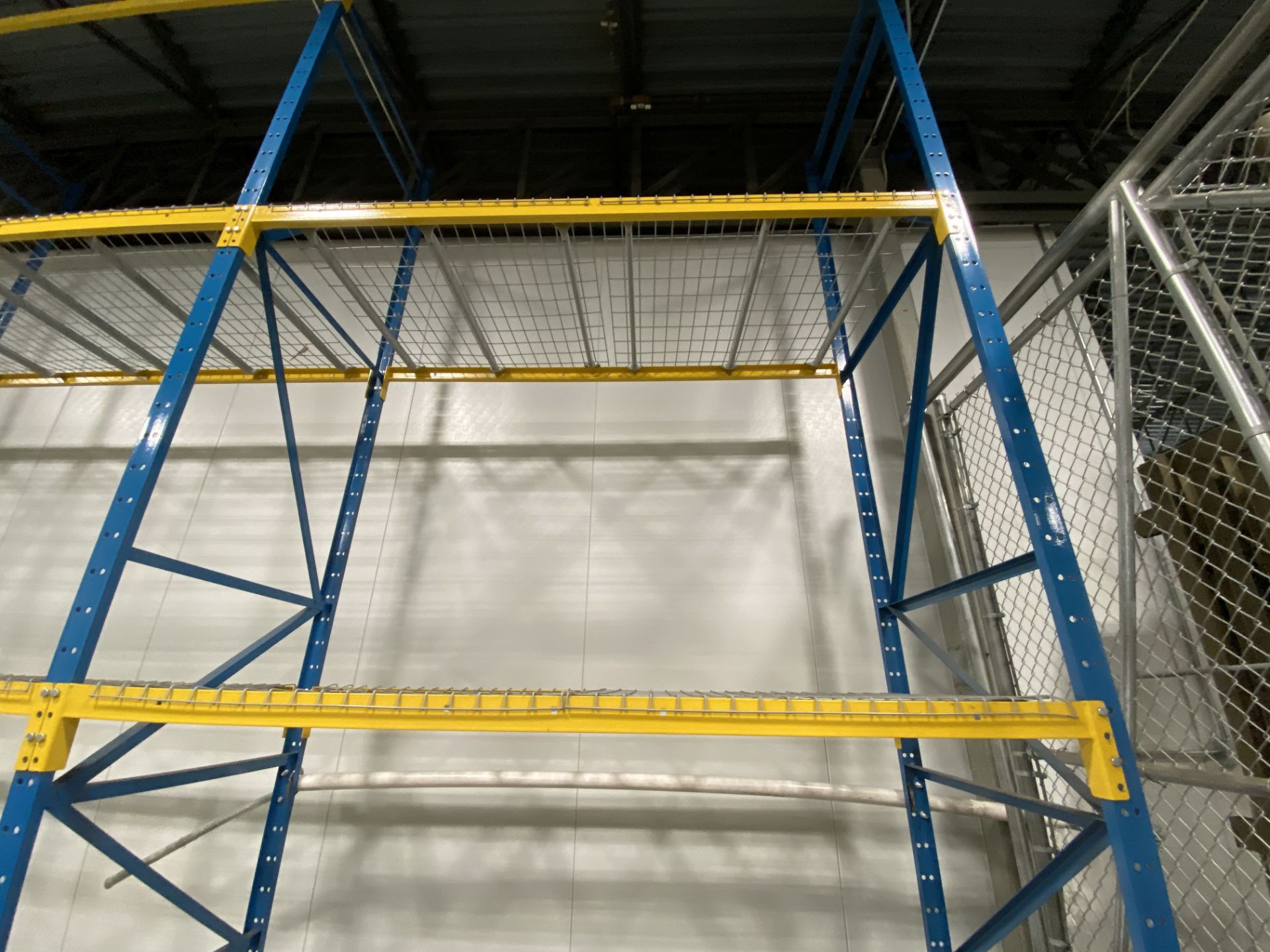 Lot of structural steel pallet racking including (8) 42" X 18' uprights, (24) bolt in 96" cross - Image 4 of 4