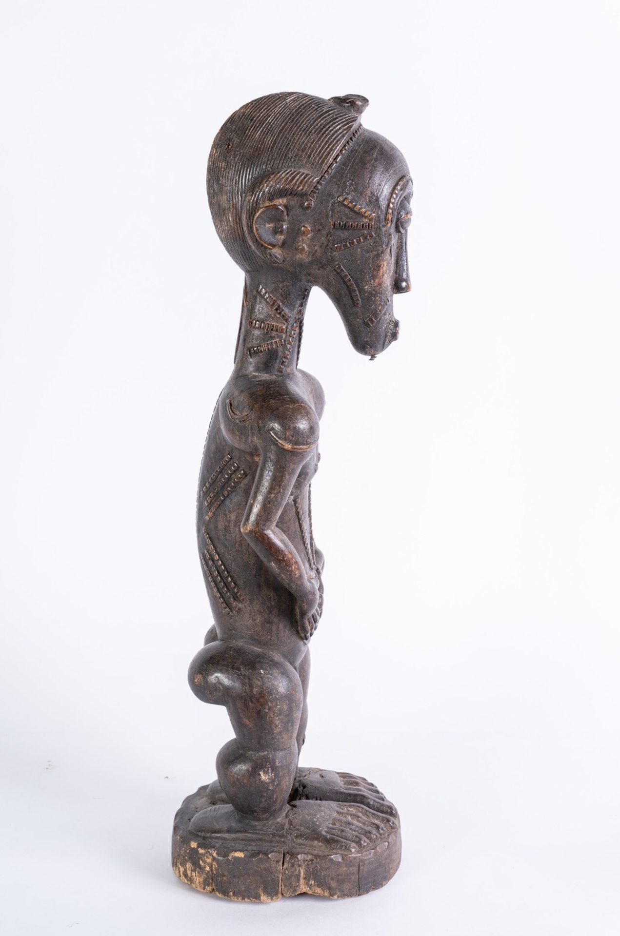 Arte africana Standing figure blolo bian, Baule Ivory Coast . - Bild 3 aus 5