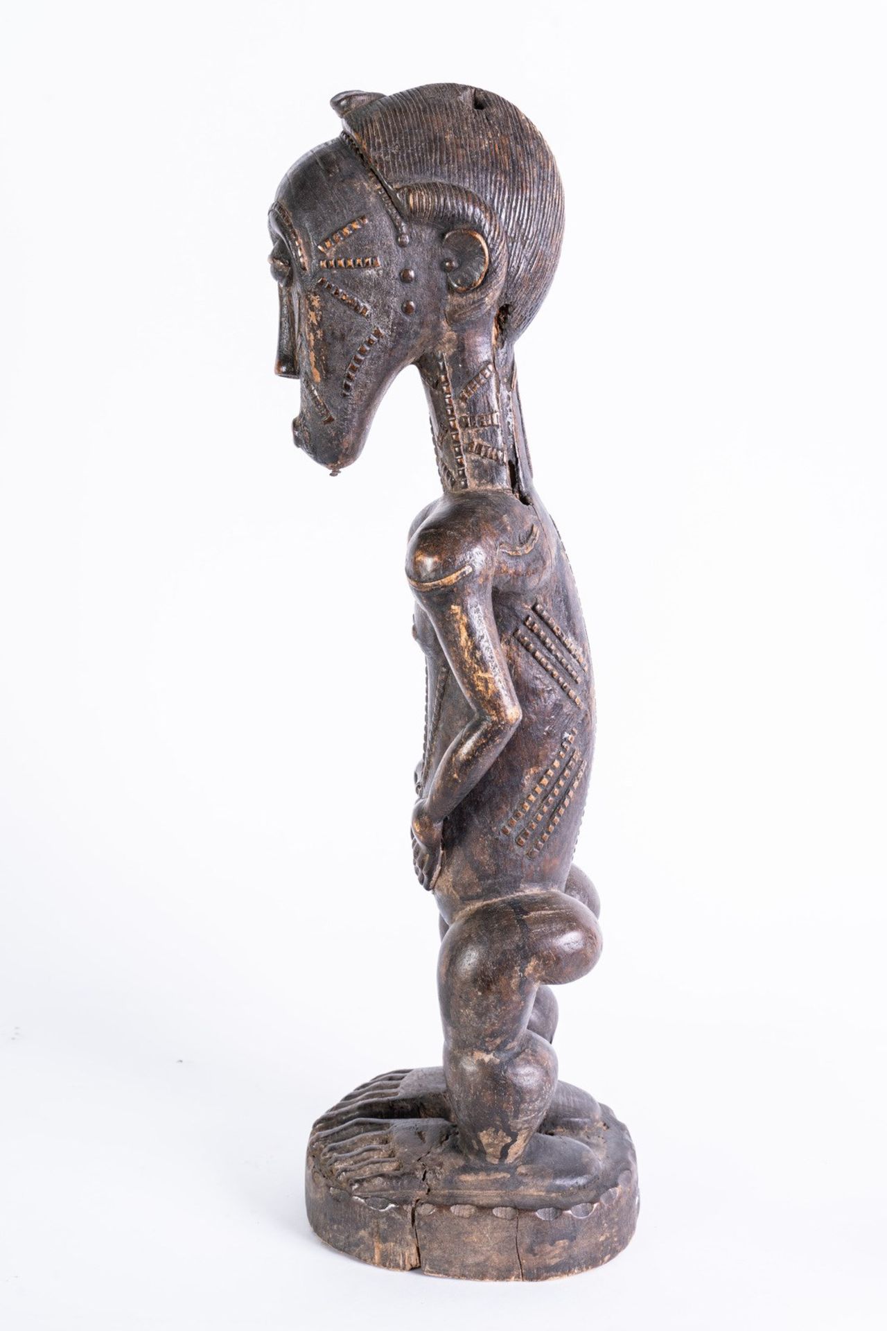 Arte africana Standing figure blolo bian, Baule Ivory Coast . - Bild 5 aus 5