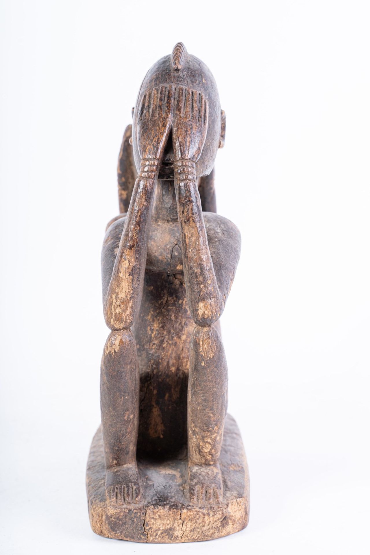 Arte africana Group with two wooden figures, DogonMali. - Bild 3 aus 3