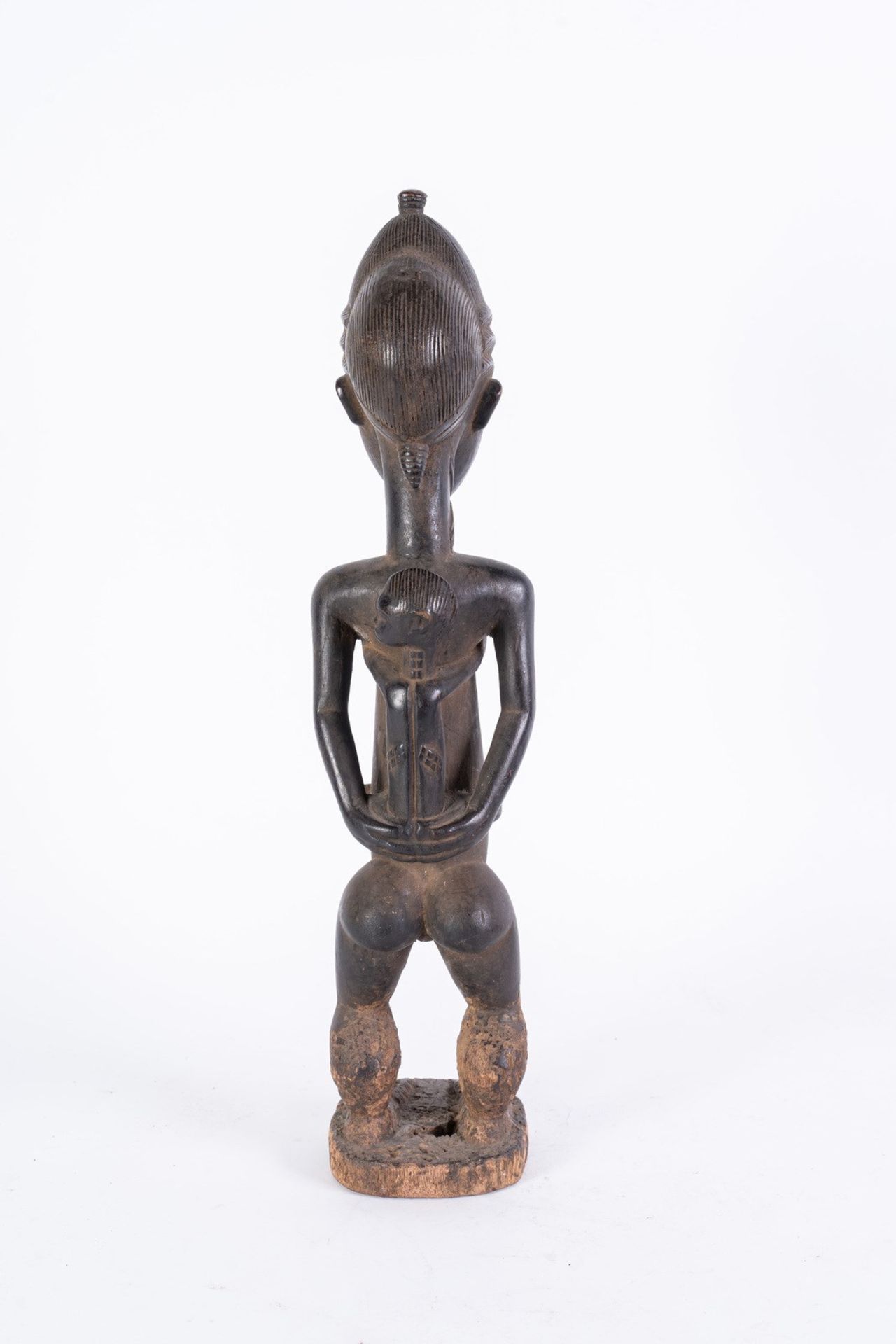 Arte africana Sculpture depicting mother and son, BaoulÃ¨Ivory Coast. - Bild 6 aus 10