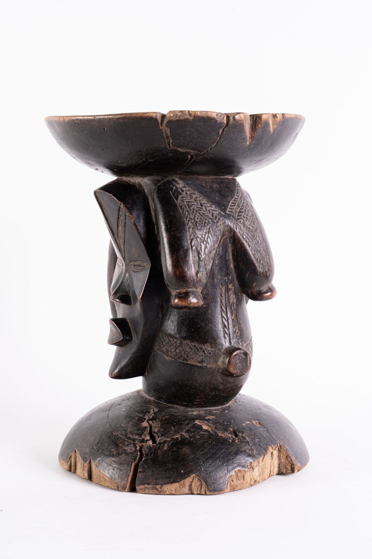 Arte africana Dan ritual stool Liberia. - Bild 3 aus 4