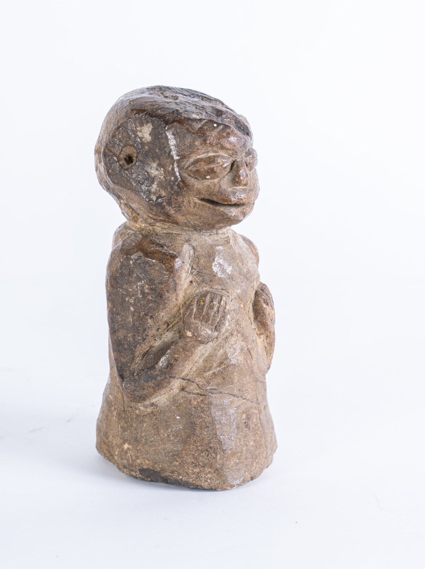 Arte africana Nomoli stone figurine, KissiSierra Leone .