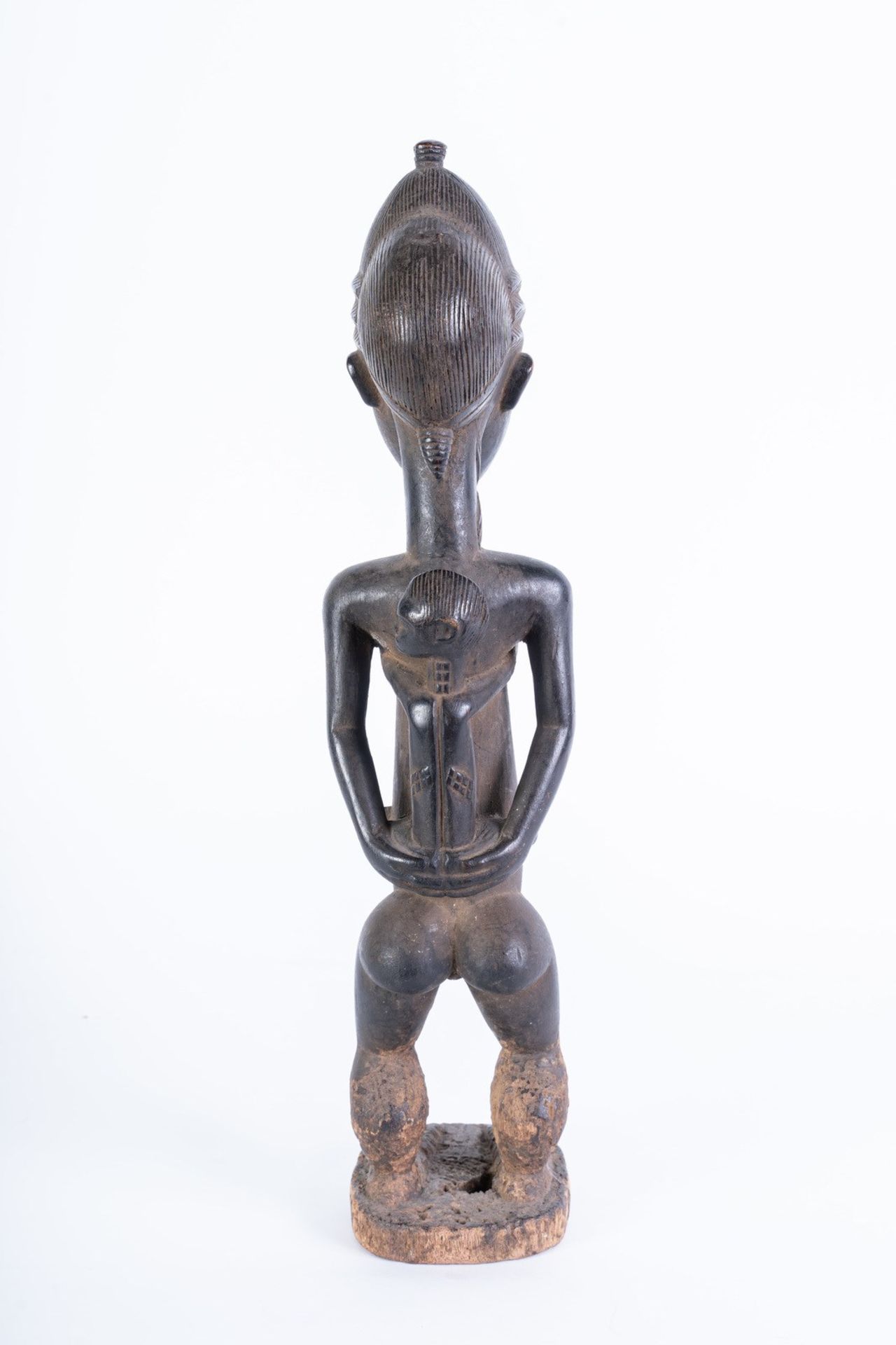 Arte africana Sculpture depicting mother and son, BaoulÃ¨Ivory Coast. - Bild 7 aus 10