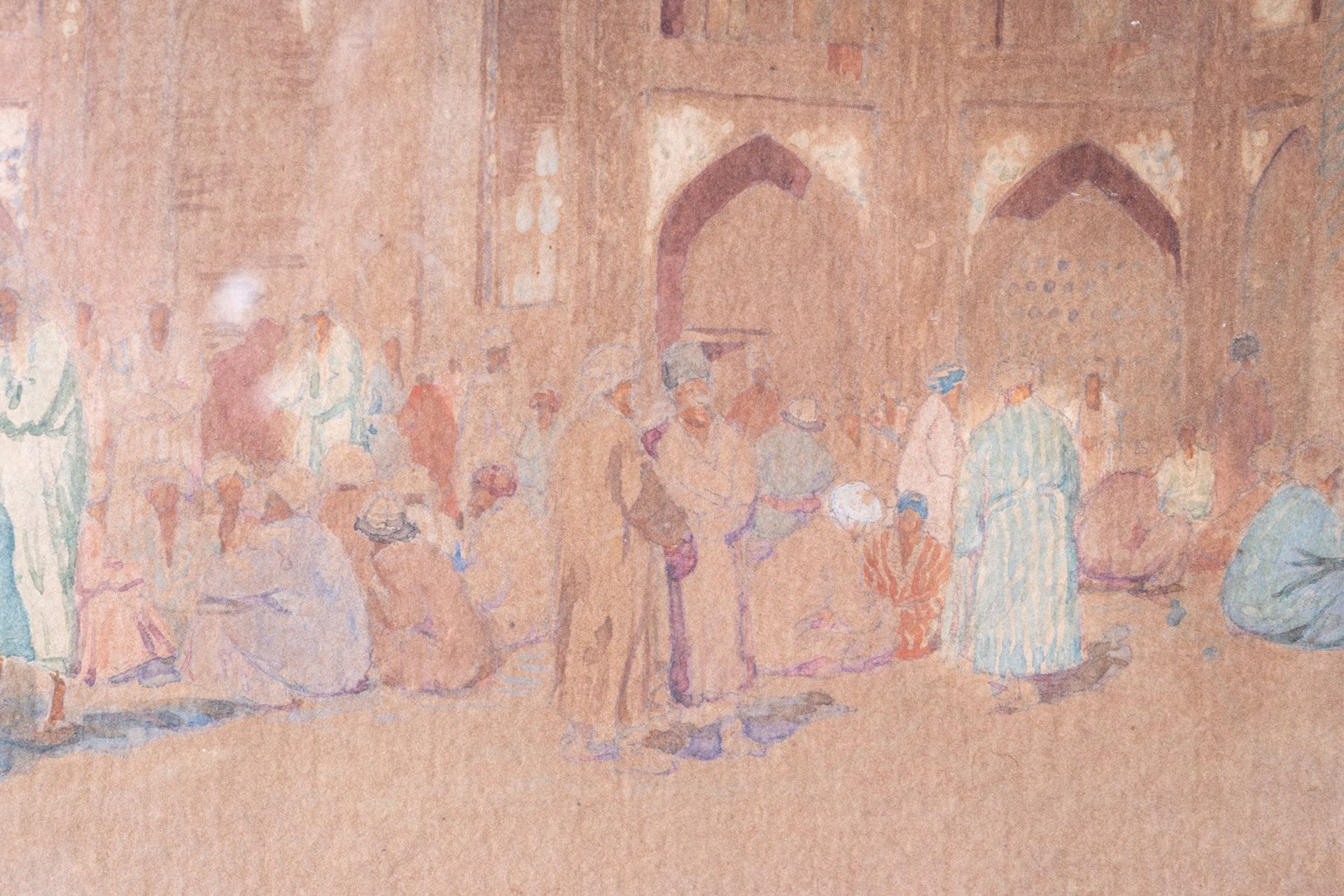 Arte Islamica Karel Soucek (Repubblica Ceca 1915-1982)View of Samarkand Watercolor on paper . - Bild 2 aus 3