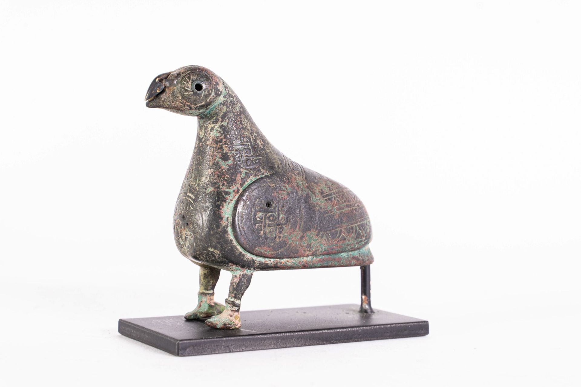 Arte Islamica A Seljuk bronze peacockIran, 12th century .