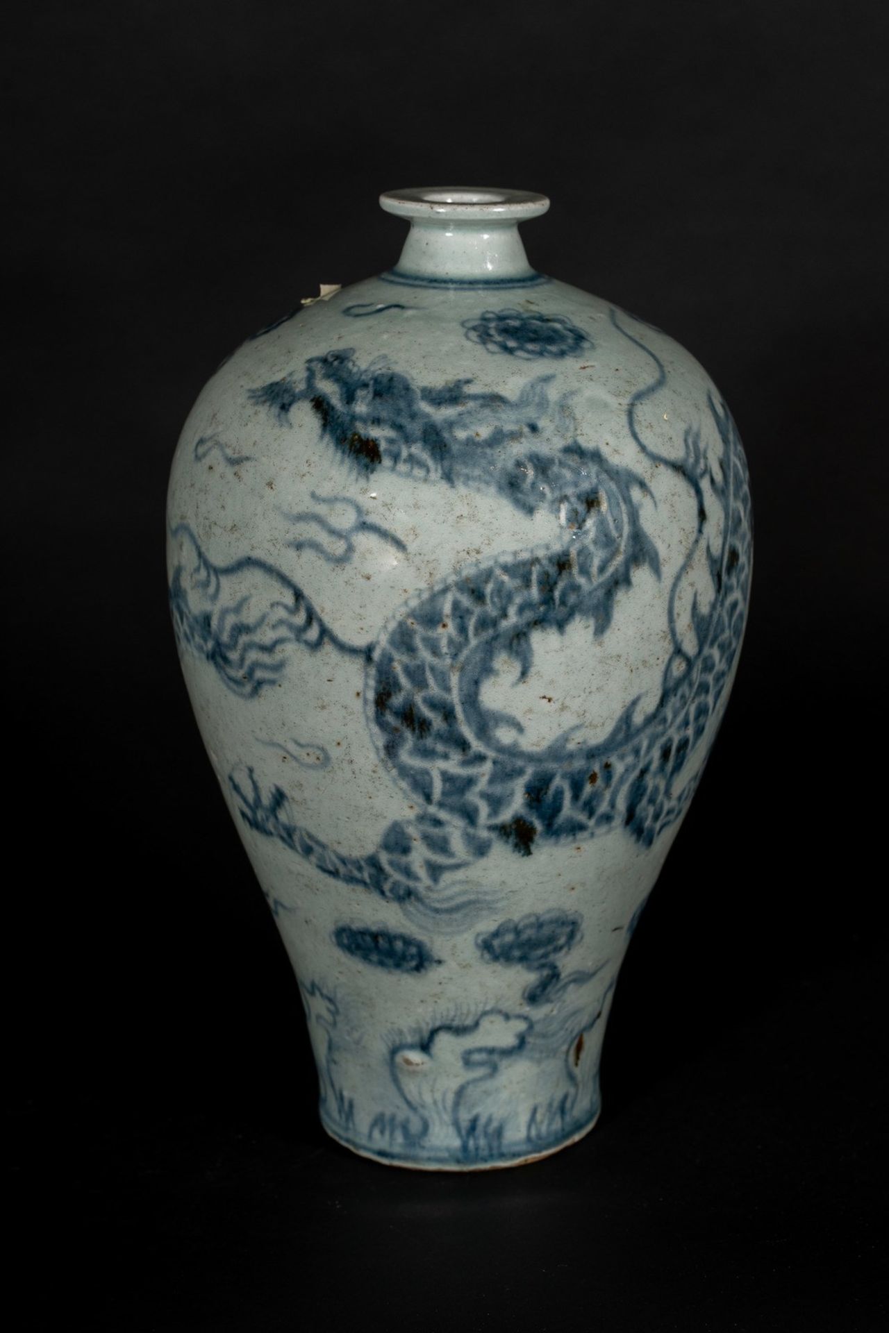 Arte Cinese A meiping vase with dragon China, Qing (?), 19th century or earlier . - Bild 2 aus 4
