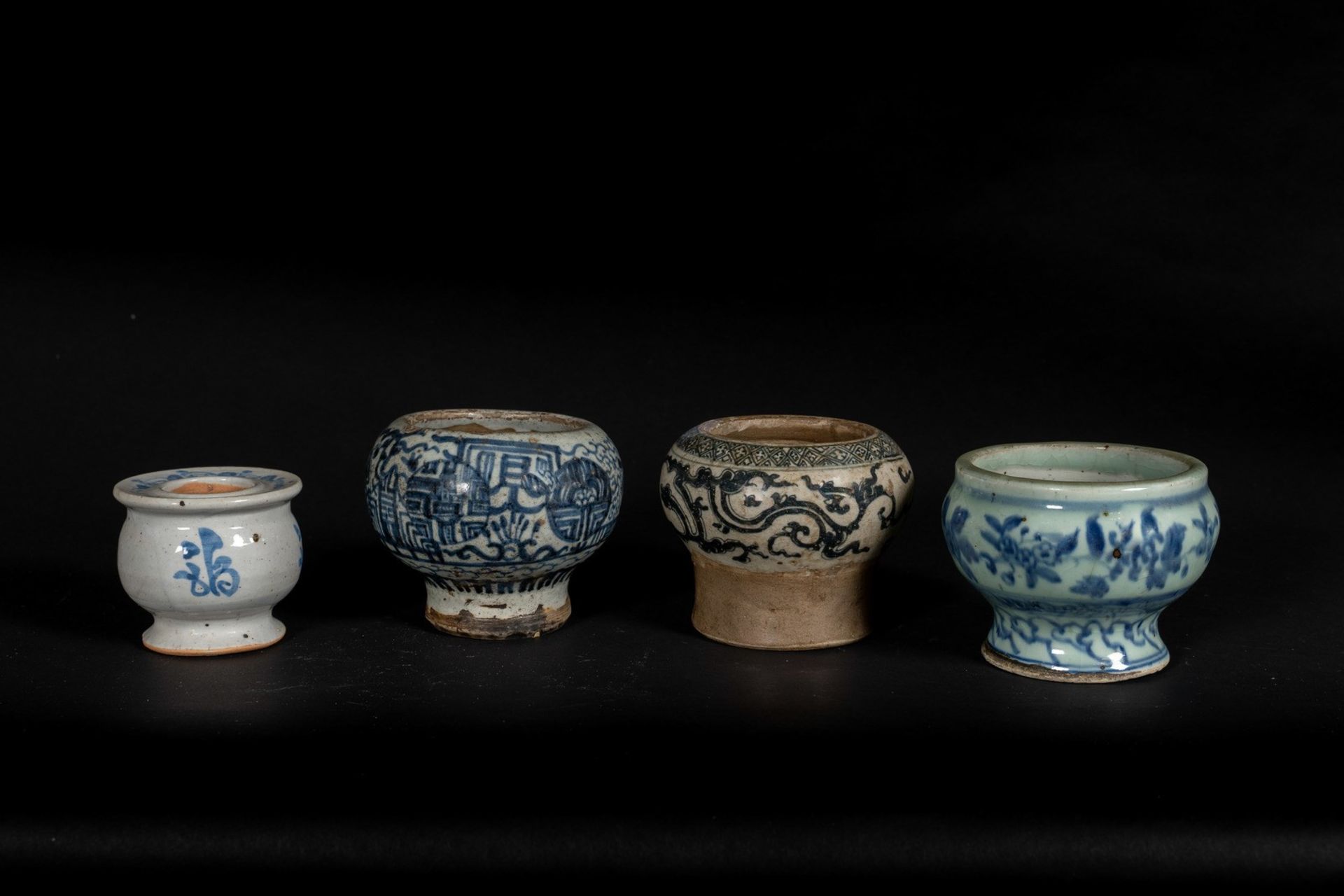 Arte Cinese Four incense containersChina, Qing, 18th century. - Bild 2 aus 5