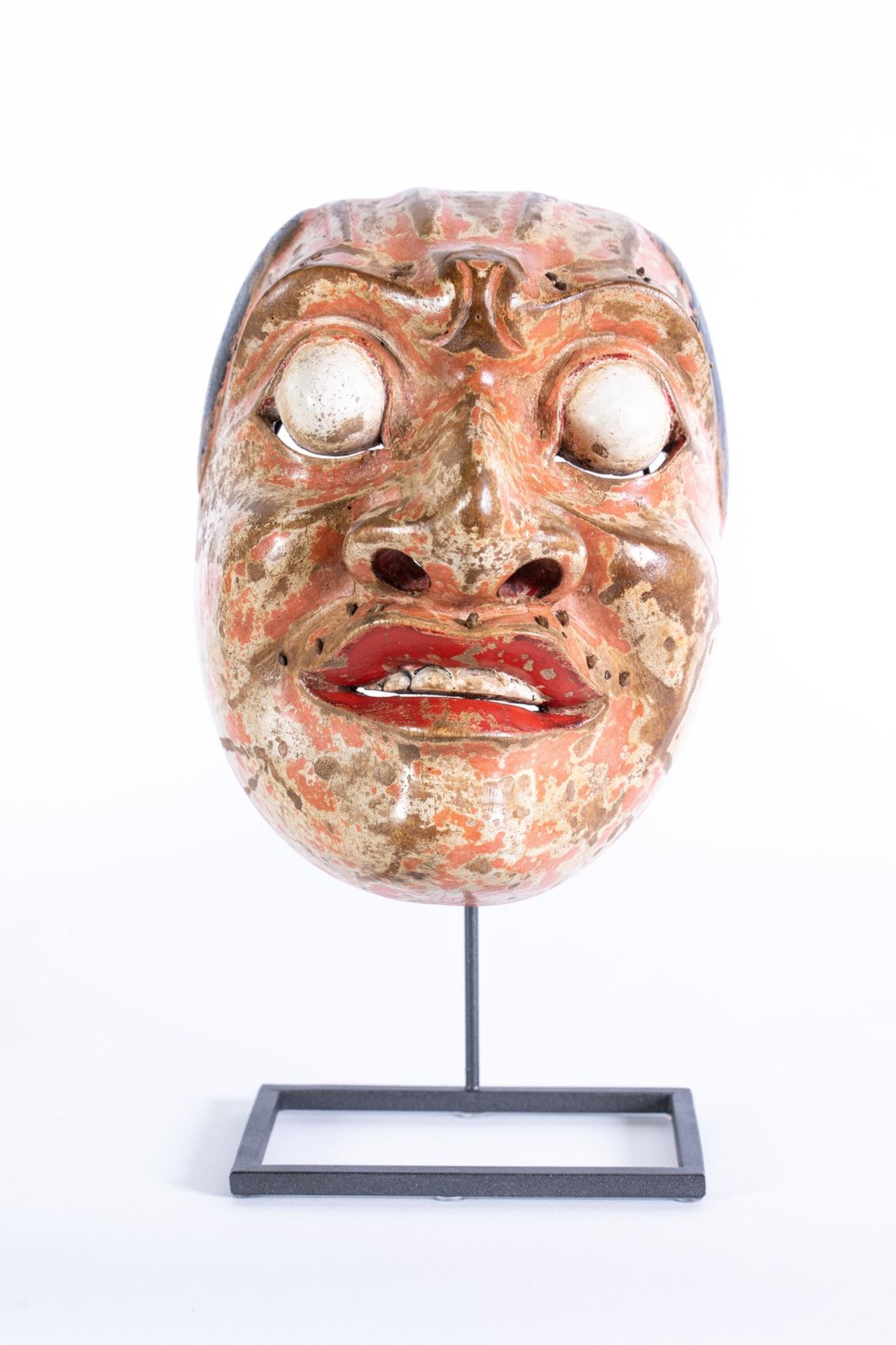 Arte Sud-Est Asiatico Two wooden painted masks Bali, 19th-20th century . - Bild 2 aus 5