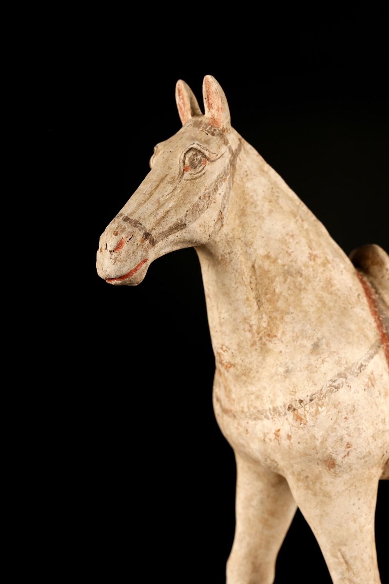 Arte Cinese A painted pottery figure of a horseChina, Tang, 9th century. - Bild 3 aus 4