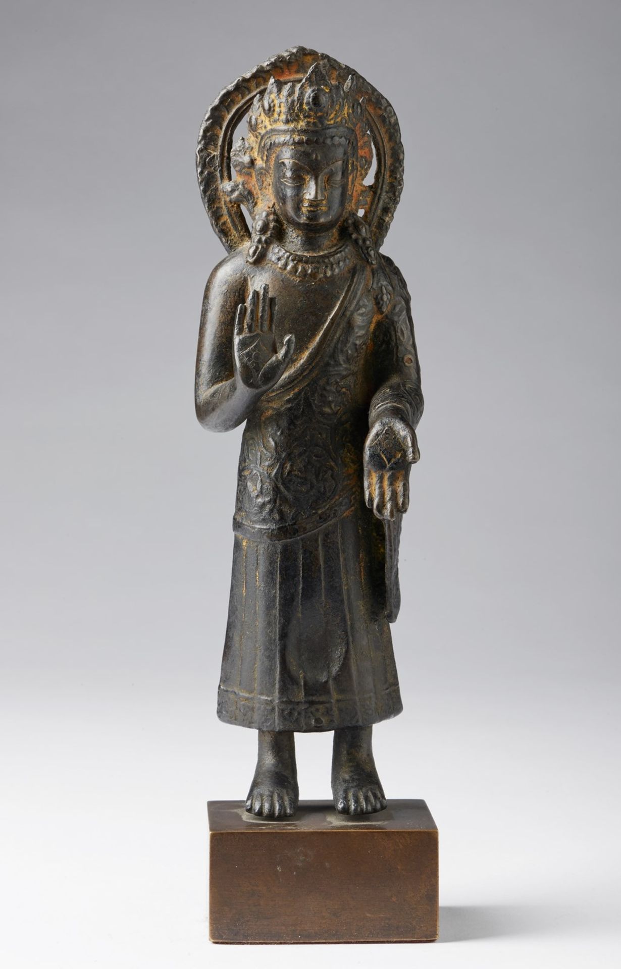 Arte Himalayana An iron cast figure of Buddha DipankaraNepal, 17th century .