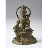 Arte Sud-Est Asiatico A bronze figure of AvalokitesvaraIndonesia, Central Javanese period, 9th cent