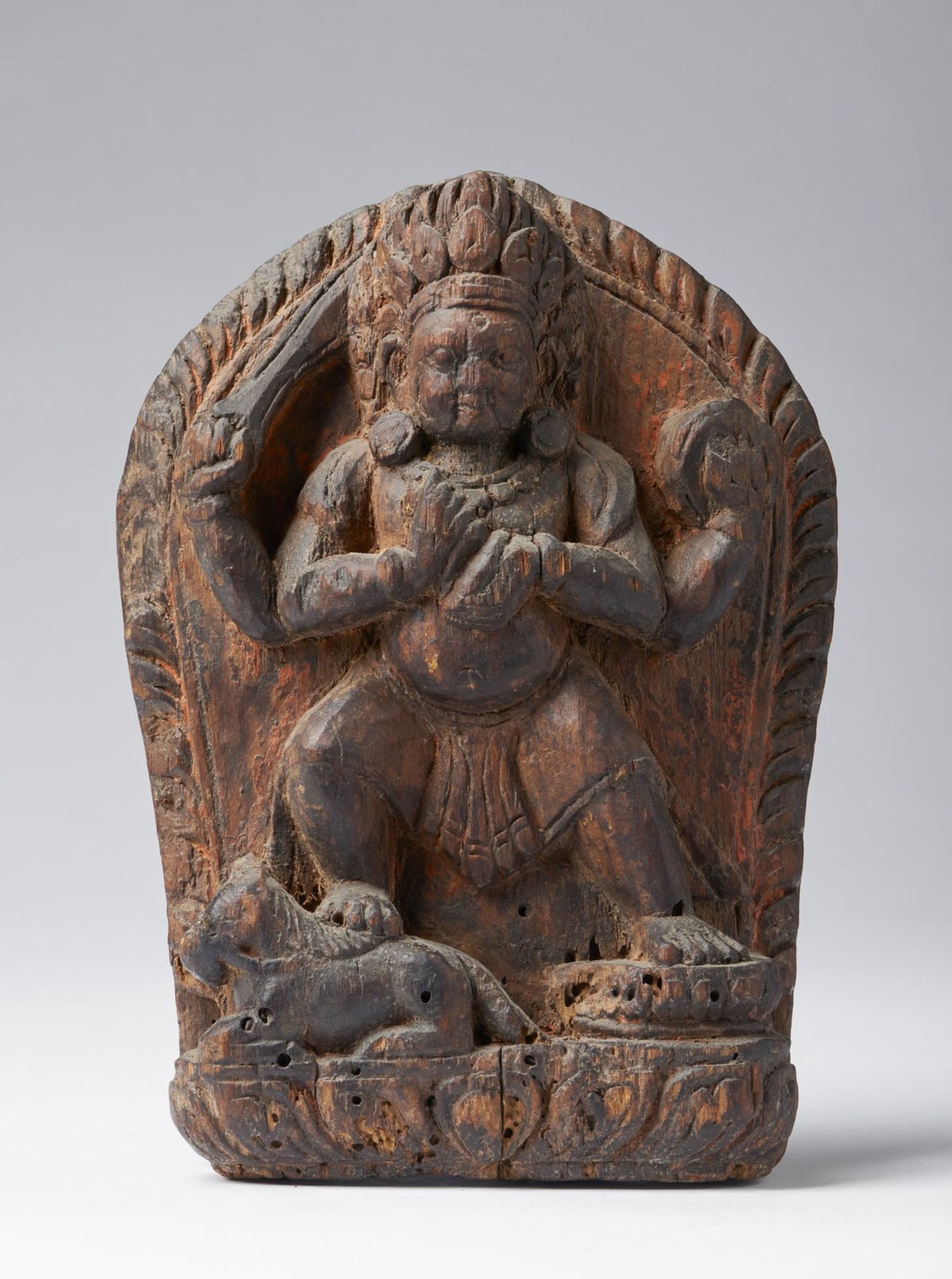 Arte Himalayana A wooden figure of Mahakala Nepal, 19th century .